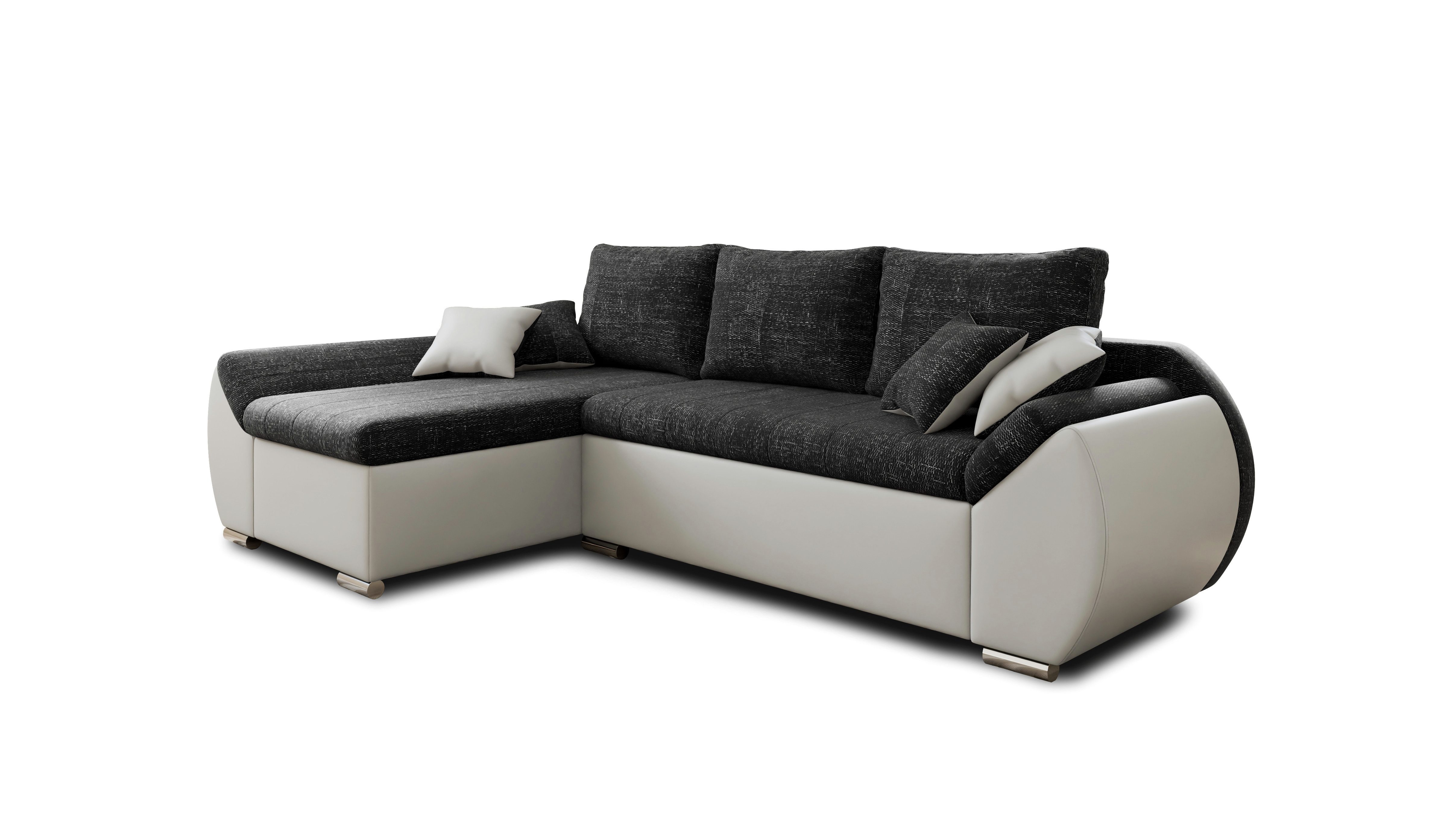 MOEBLO Ecksofa ALEX, L-Form mit Hocker günstig online kaufen