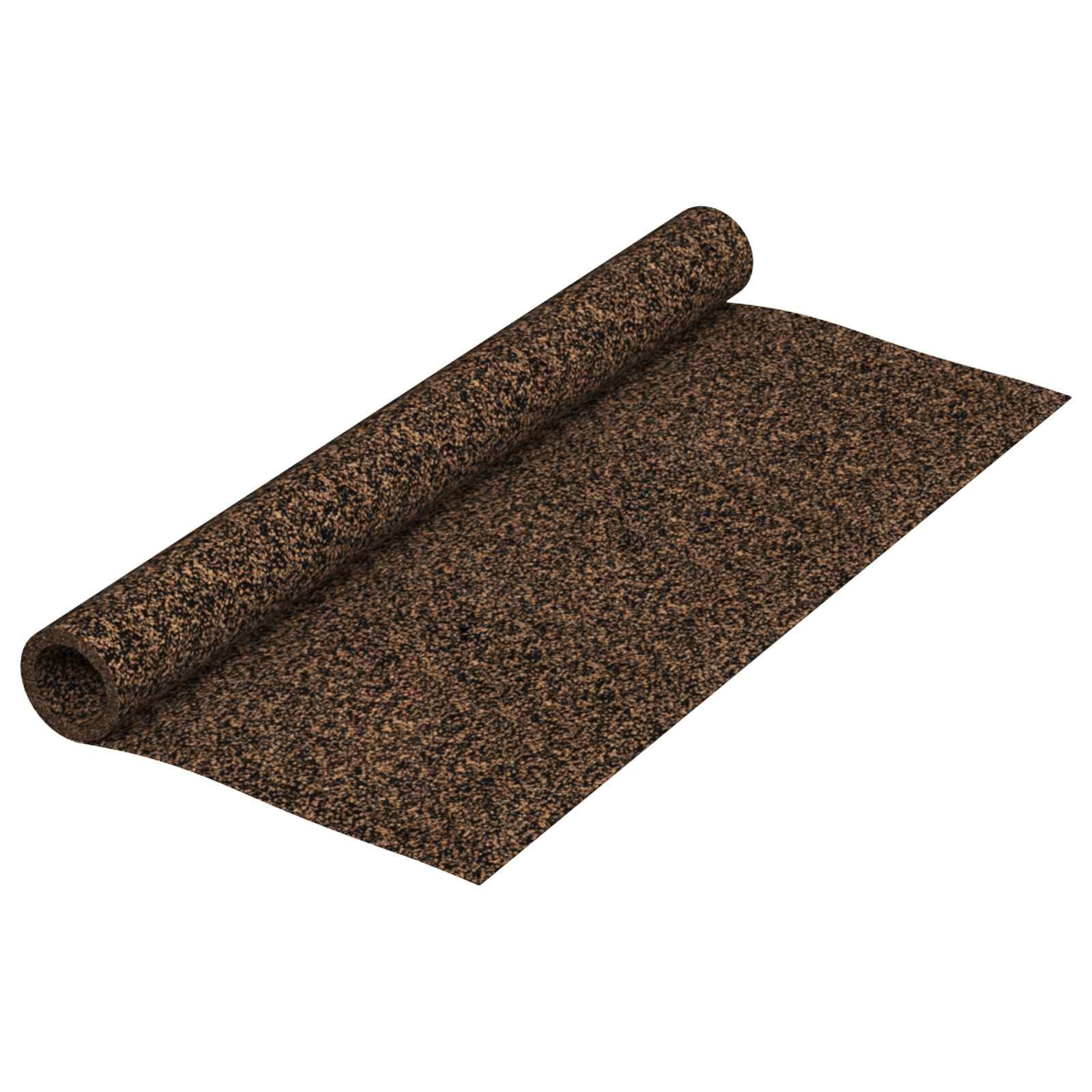 vidaXL Korkrolle Korkrolle Braun 200 x 100 cm Kork und Gummi, (1-St)