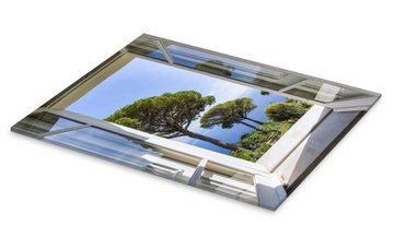 Posterlounge Acrylglasbild Jan Christopher Becke, Blick in den Garten, Capri, Italien, Fotografie
