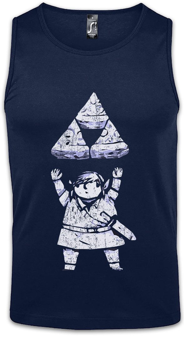 Tanktop Triforce Pizza Ärmelloses T-Shirt Zelda Game Gamer PC Gaming Triforce
