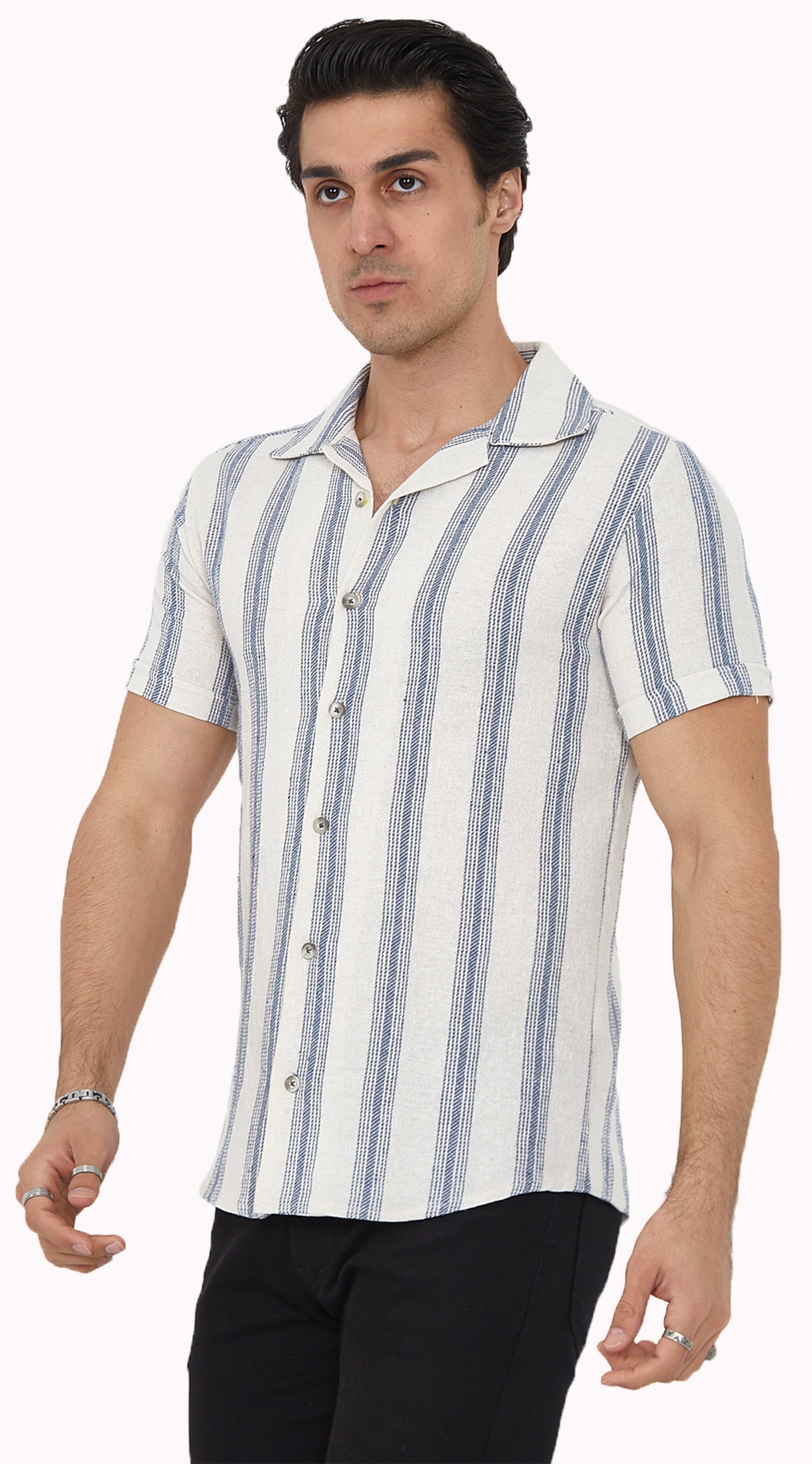 Megaman Jeans Kurzarmhemd Megaman Herren Freizeit-Hemd günstig online kaufen
