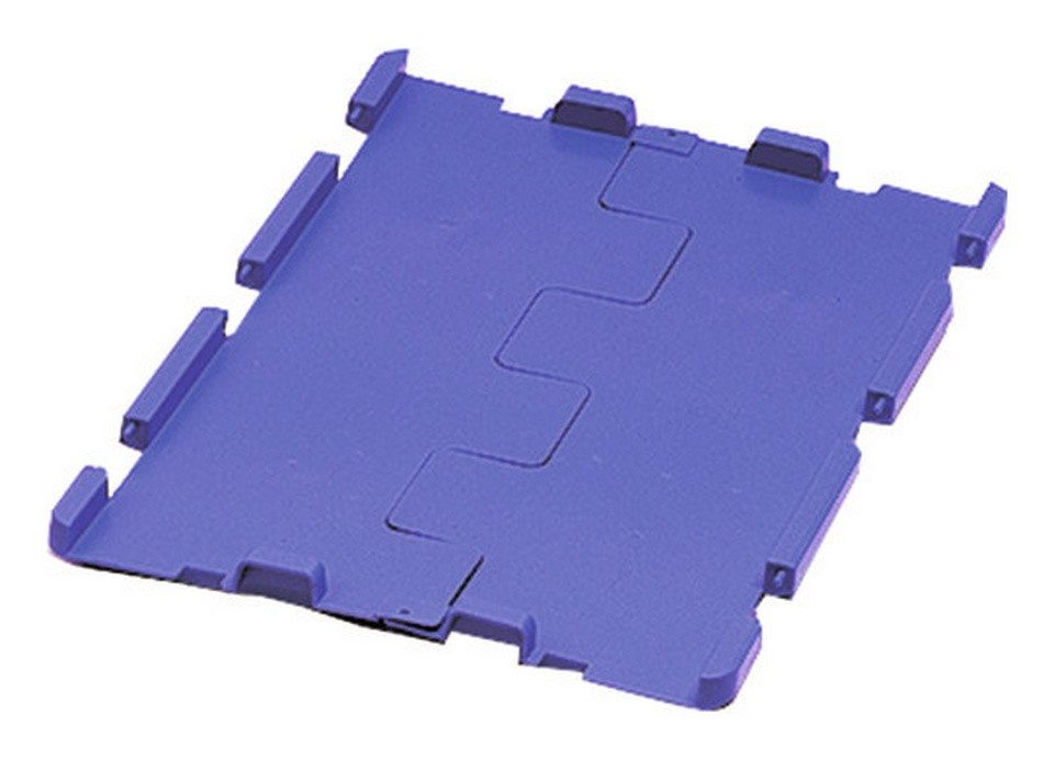 LA KA PE Stapelbox (4 Stück), Klappdeckel blau für VTK 300 (Pack a)