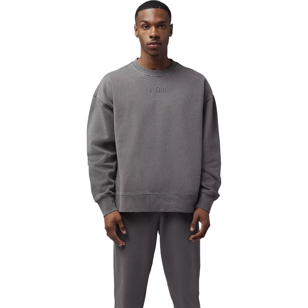 Fox Racing Sweatshirt WORDMARK OVERSIZED FLEECE CREW WORDMARK OVERSIZED FLEECE CREW