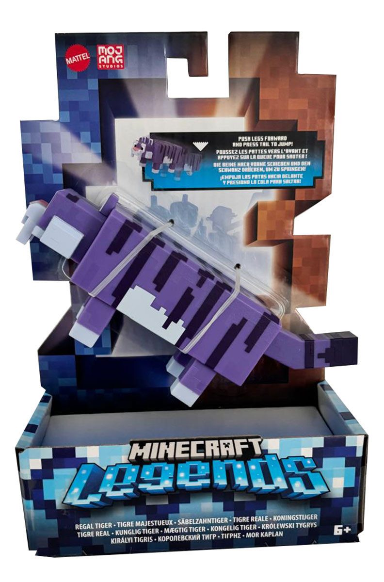 Minecraft Actionfigur Minecraft Legends Regal Tiger Säbelzahntiger mit Spru günstig online kaufen