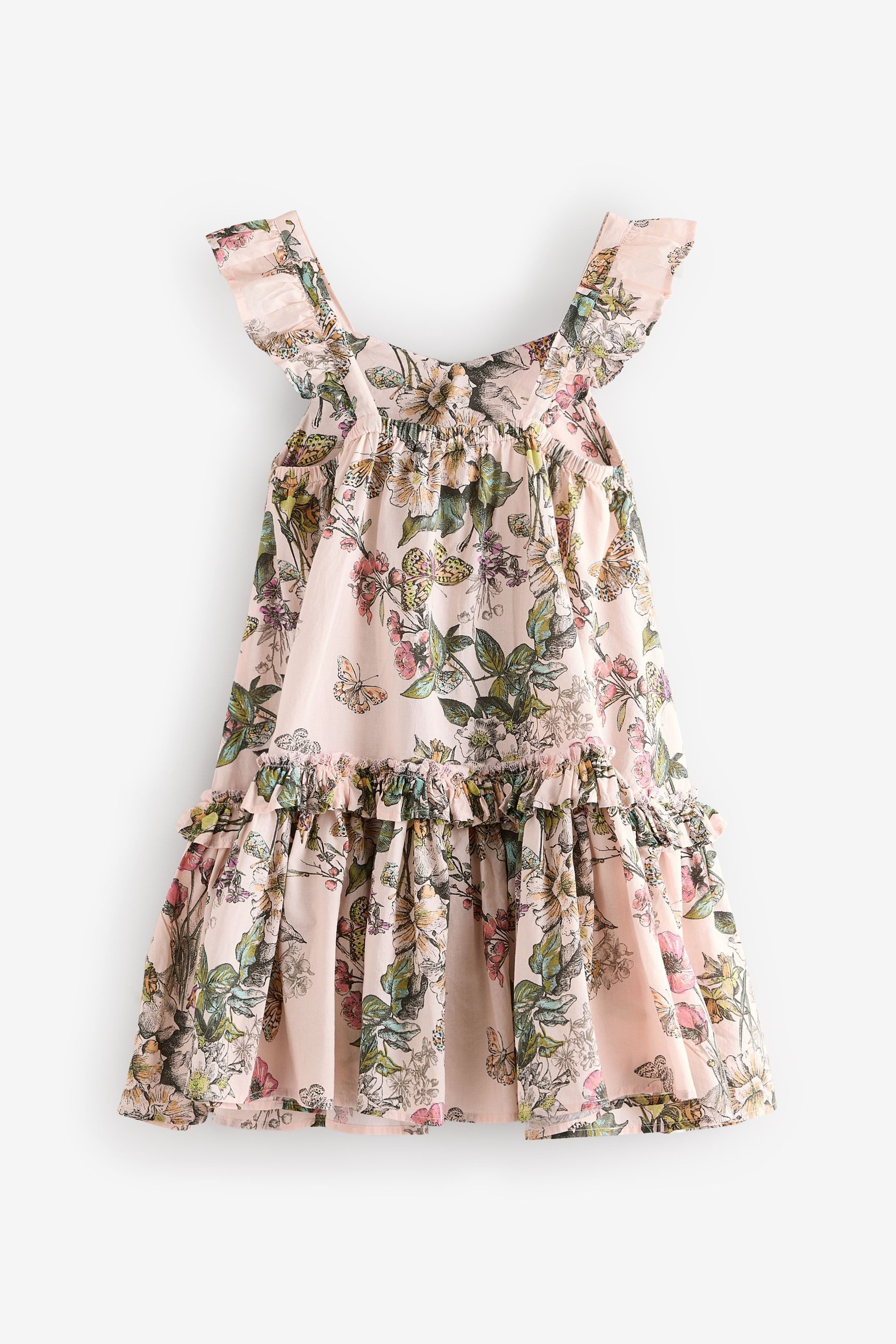 Next Sommerkleid Bedrucktes Sommerkleid aus 100 % günstig online kaufen