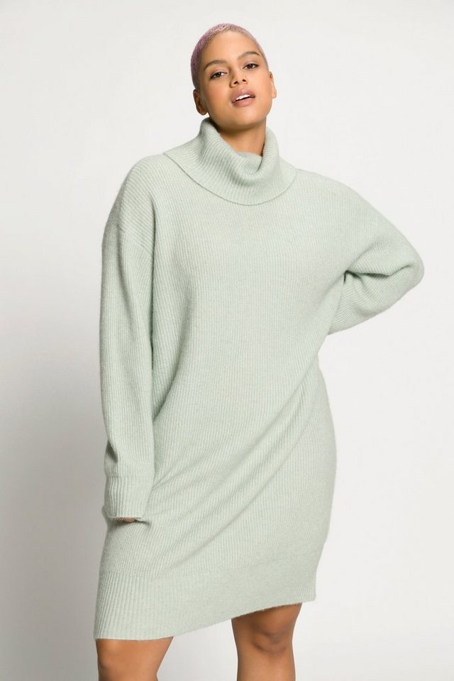 Oversize rollkragen kleid Clearance