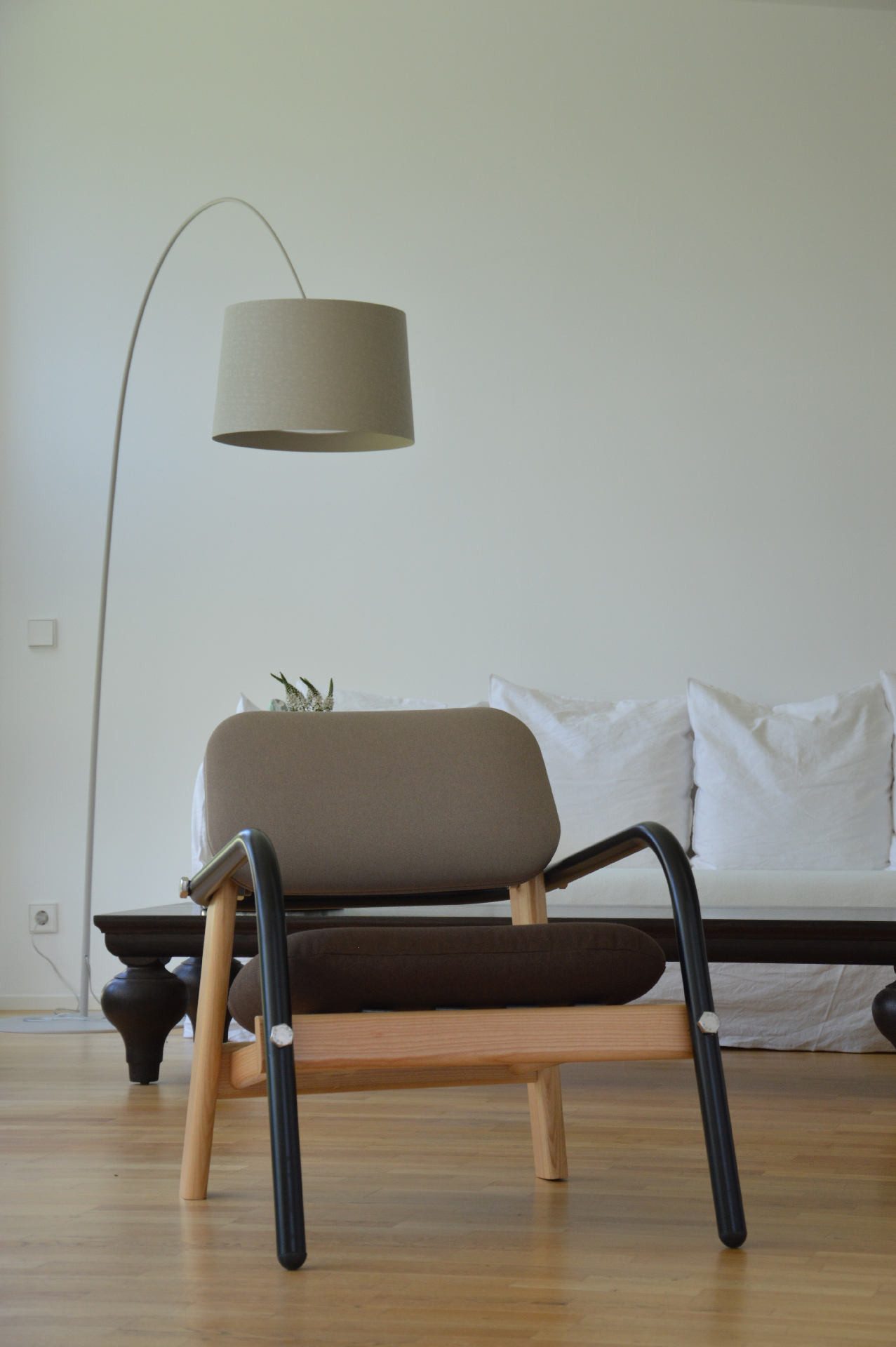 jankurtz Sessel Billy, schwarz, braun, beige