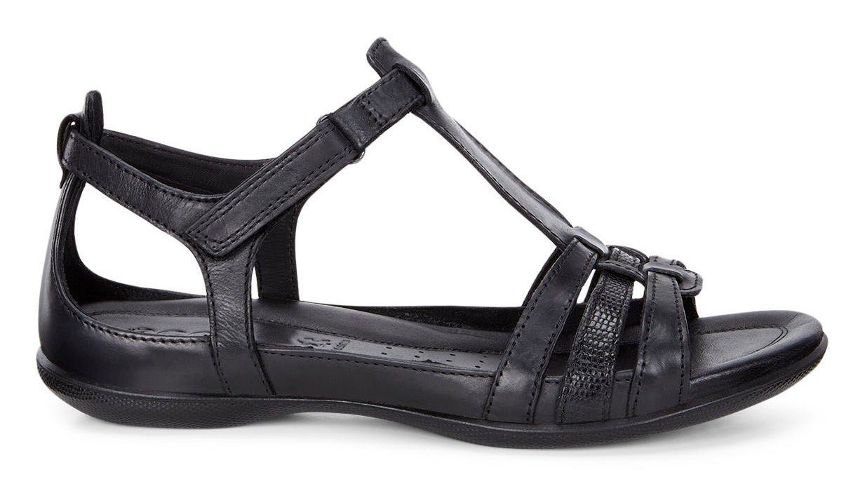 Ecco FLASH Riemchensandale, Sommerschuh, Sandalette, Klettschuh, im Metallic-Look