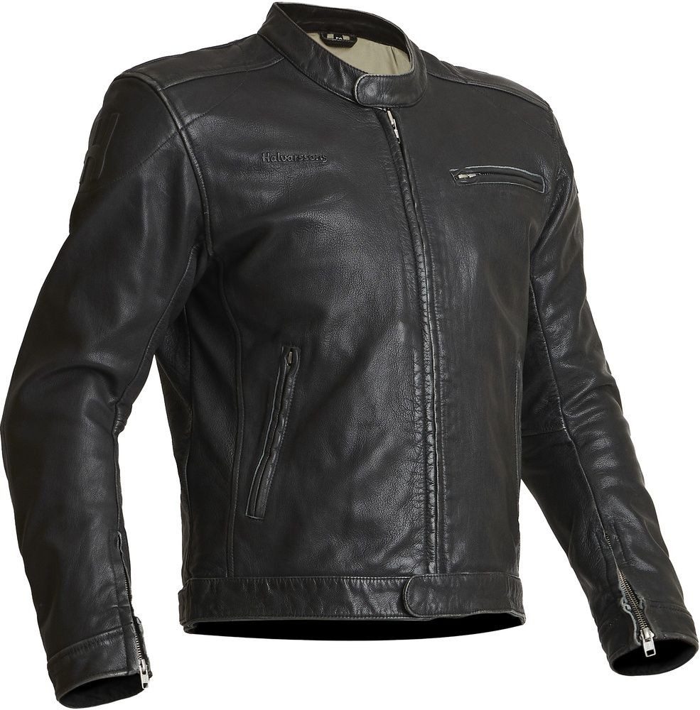 Halvarssons Motorradjacke Leather Jacket Idre Black günstig online kaufen