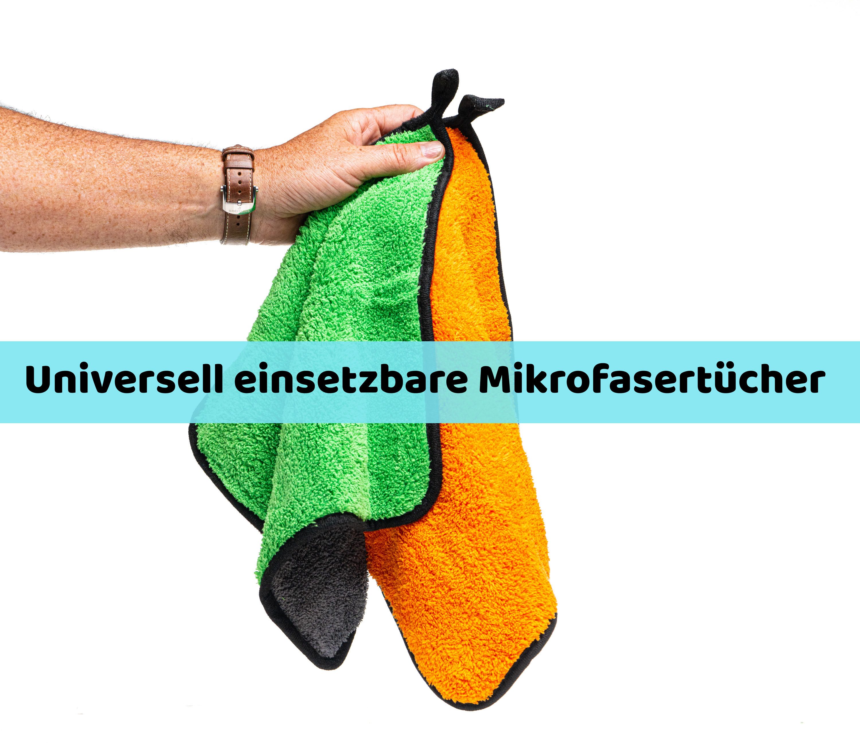 Kemes Mikrofasertücher 800 GSM extrem saugstarke Mikrofasertuch (3PCS) Mikrofasertuch (80% Polyester 20% Polyamid, 30x30 cm, Packung, 3-tlg., 3 x Mikrofasertuch – Bild 4 von 5
