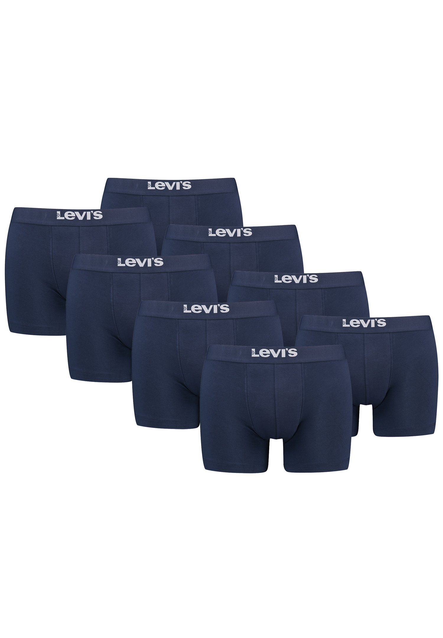 SOLID 8er-Pack) Boxershorts (Set, Navy Levi's® CO ORGANIC Pack BRIEF 8-St., 8er BASIC BOXER MEN