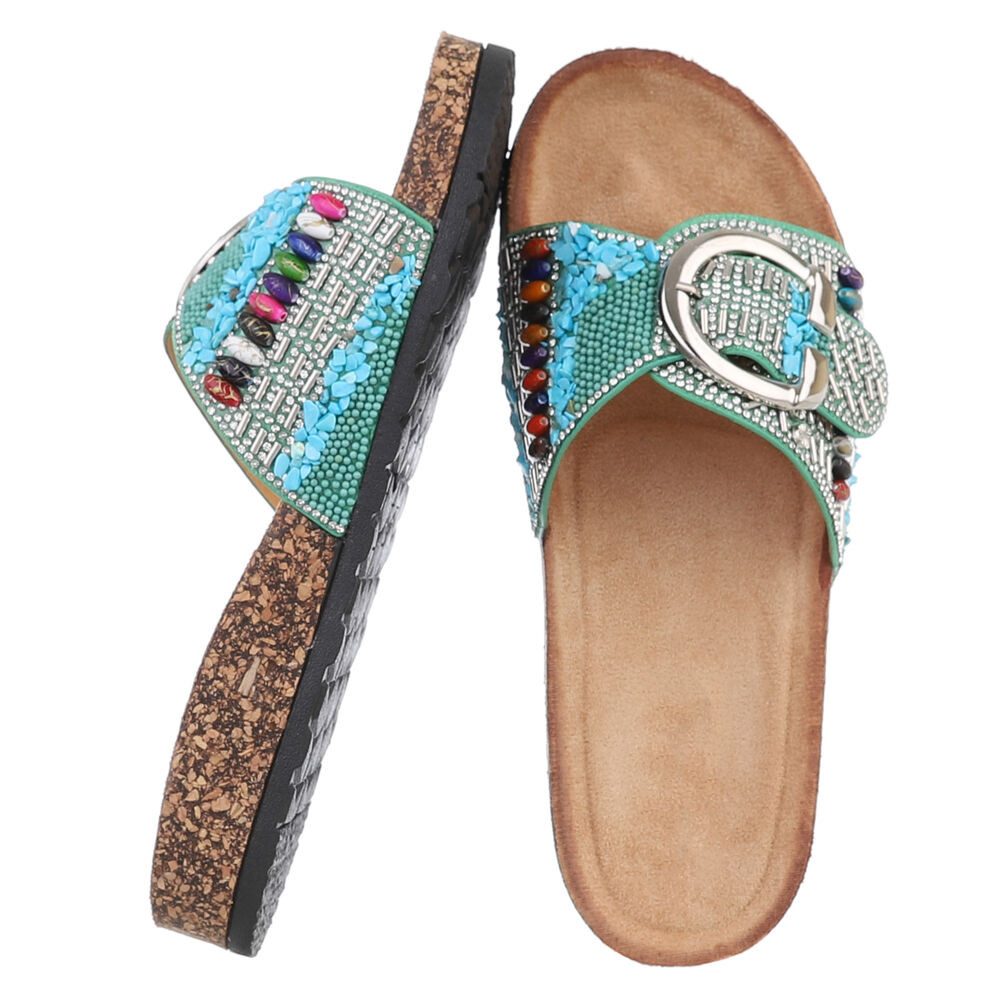 Ital-Design Komfortable Sandalen mit Schick – Ideal für den Sommer Pantolet günstig online kaufen