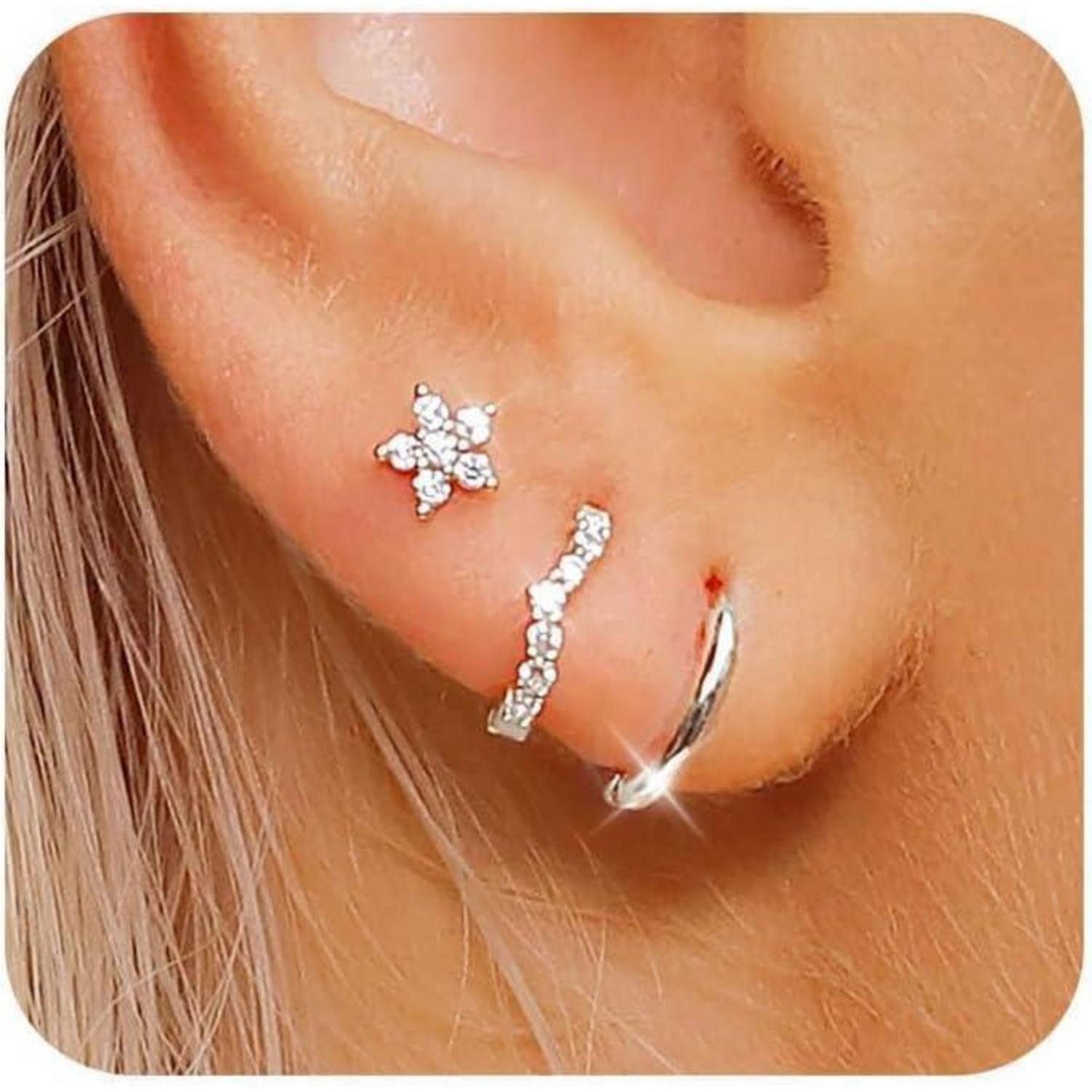 LuxusKollektion Schmuckset Funia Ohrringe Set Silber günstig online kaufen