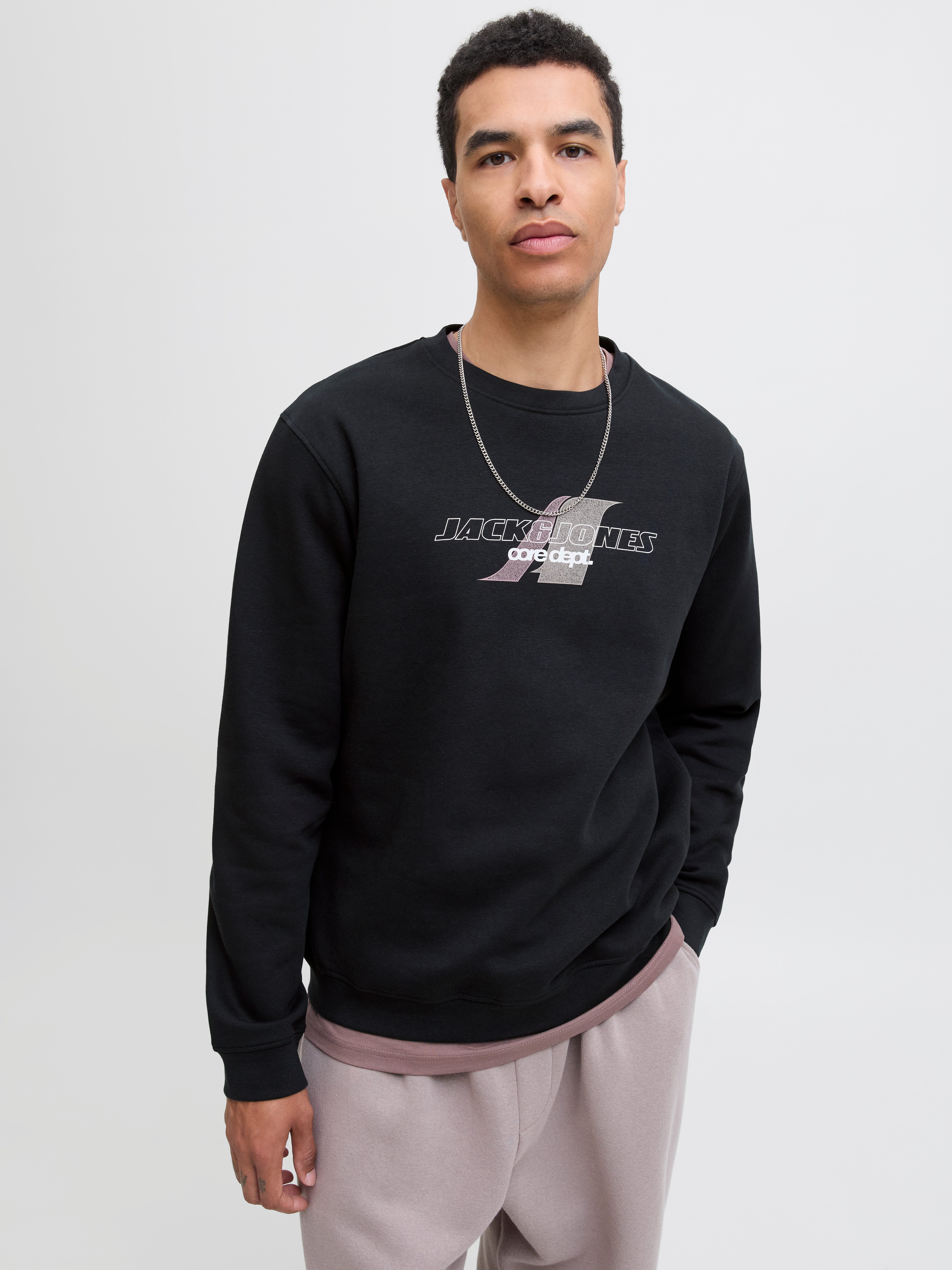 Jack & Jones Sweatshirt JCOTIER PRINT SWEAT CREW NECK günstig online kaufen