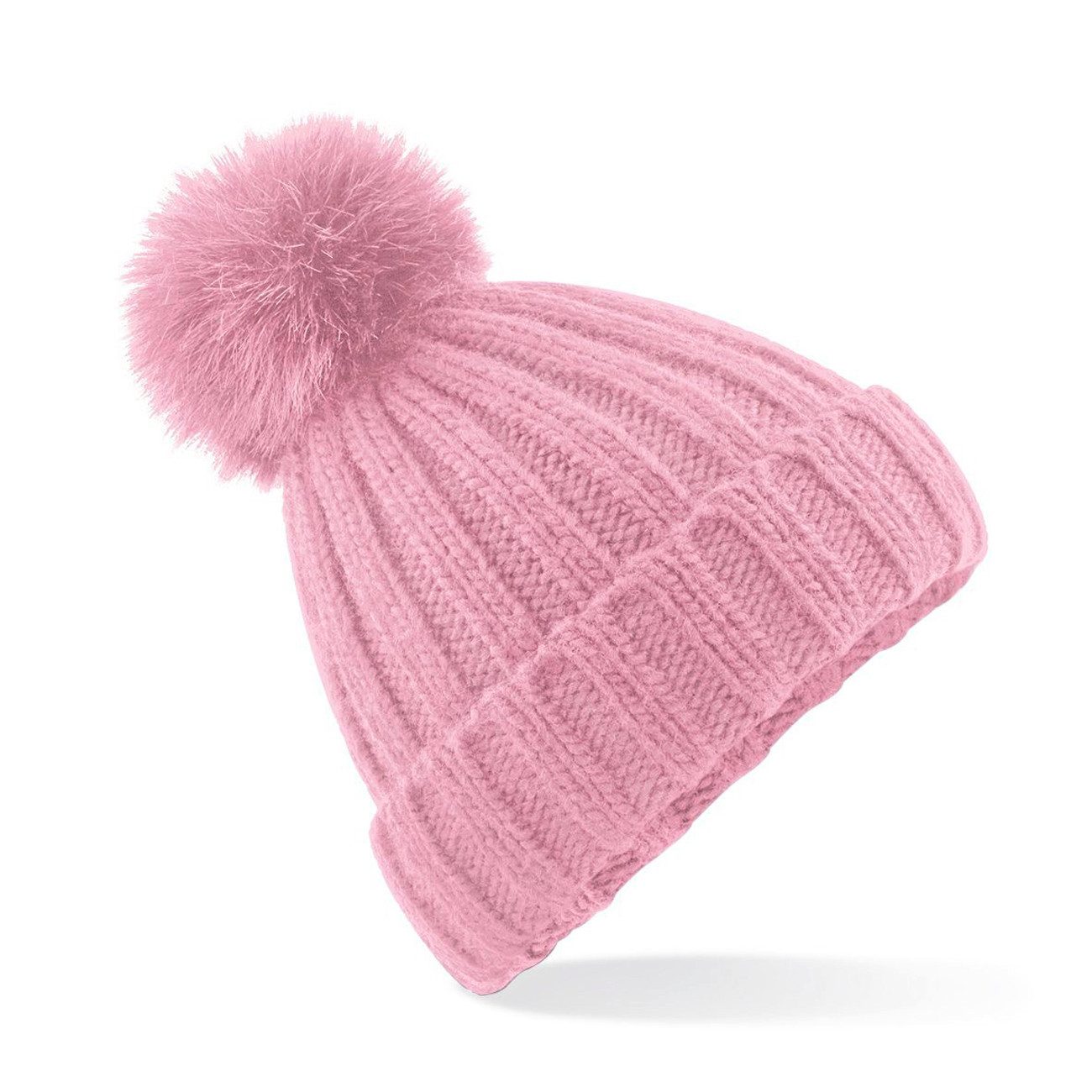 Bommelmütze modische Damen Mütze / Wintermütze / Bommelmütze / Strickmütze
