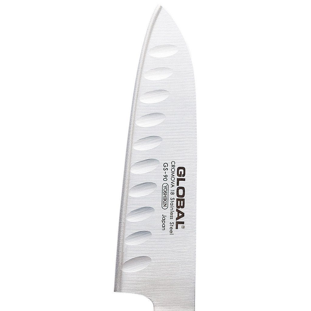 13 GS-90 cm GLOBAL Santokumesser, Santoku Kullen