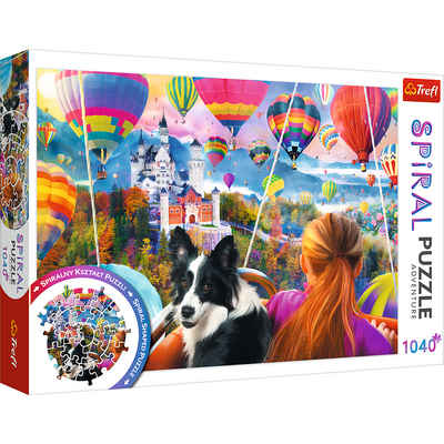 Trefl Puzzle Trefl 40018 Spiral Puzzle Balloon Festival Puzzle, 1040 Puzzleteile, Made in Europe