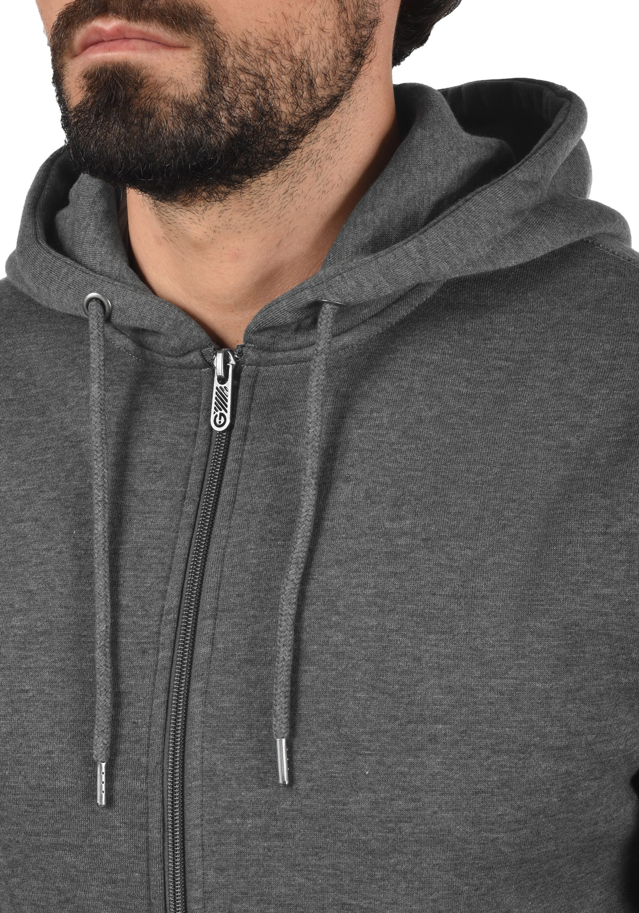 !Solid Kapuzensweatjacke SDBerti Zip-Hood Sweatshirtjacke mit weicher Fleece-Innenseite