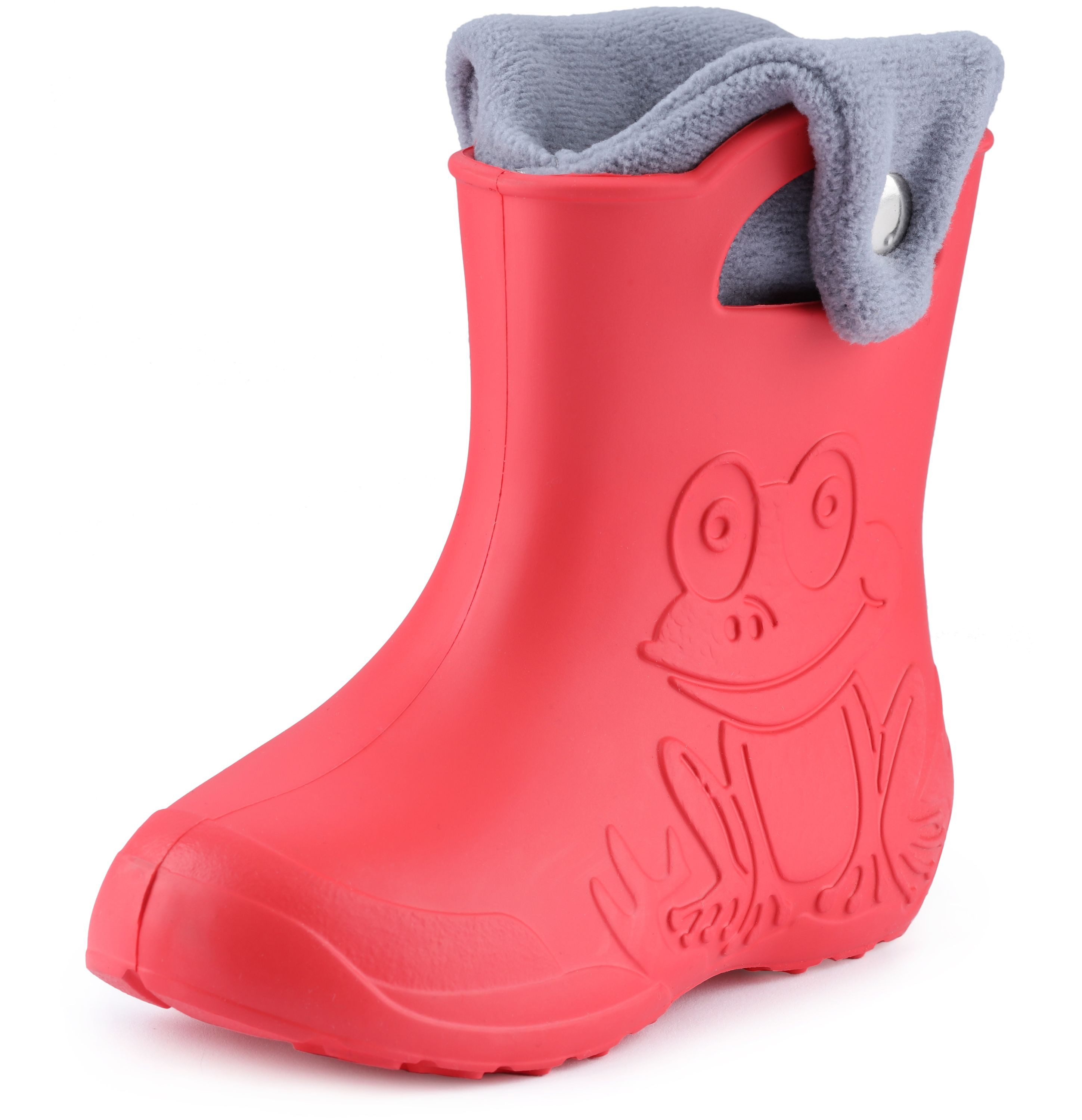 Ladeheid EVA Regenschuhe mit herausnehmbares Innenfutter LA-CA-04 Gummistiefel Kinder gefüttert und federleicht