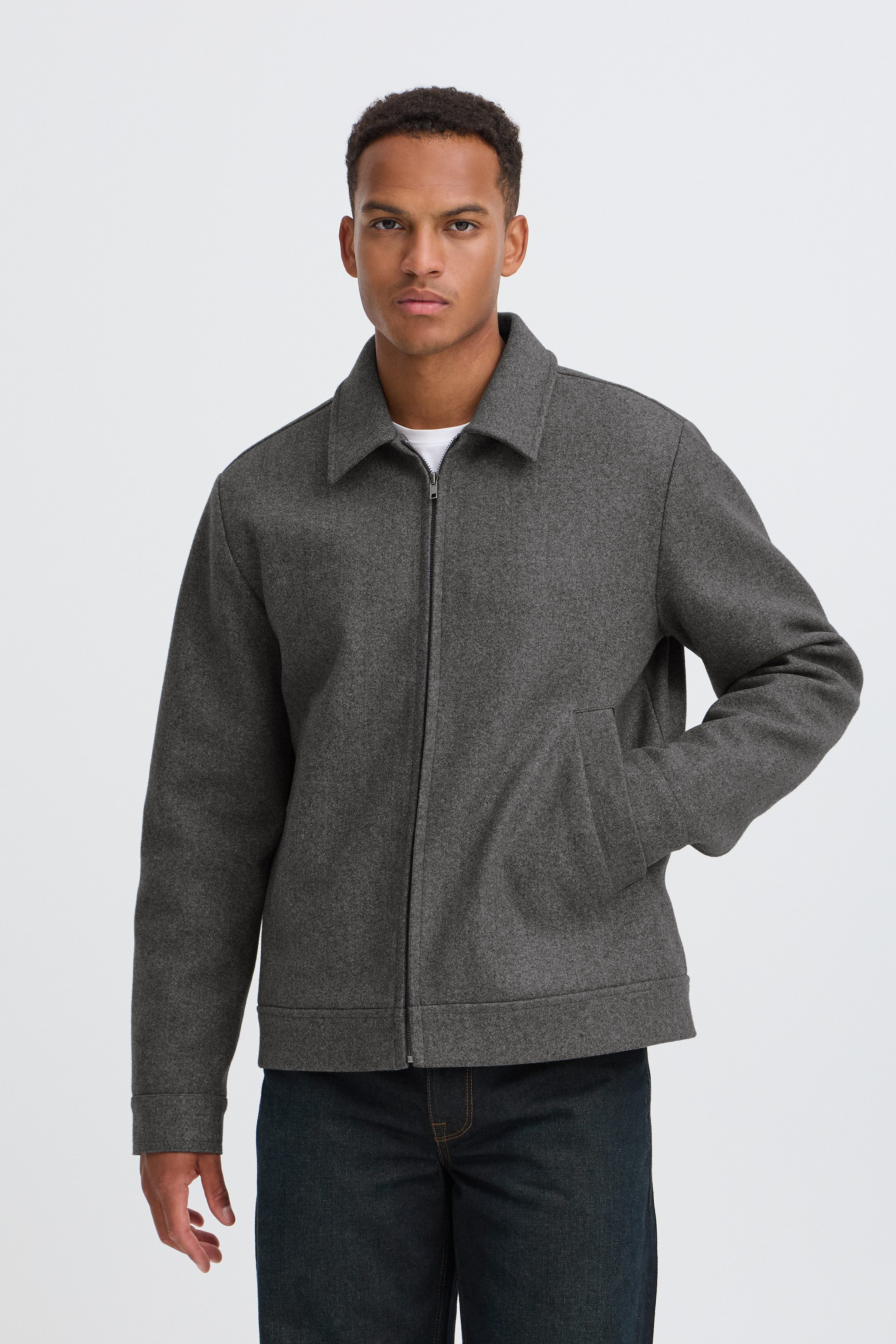 Blend Kurzjacke BHGARVIE WOOL JKT Kunstfaser, regular fit
