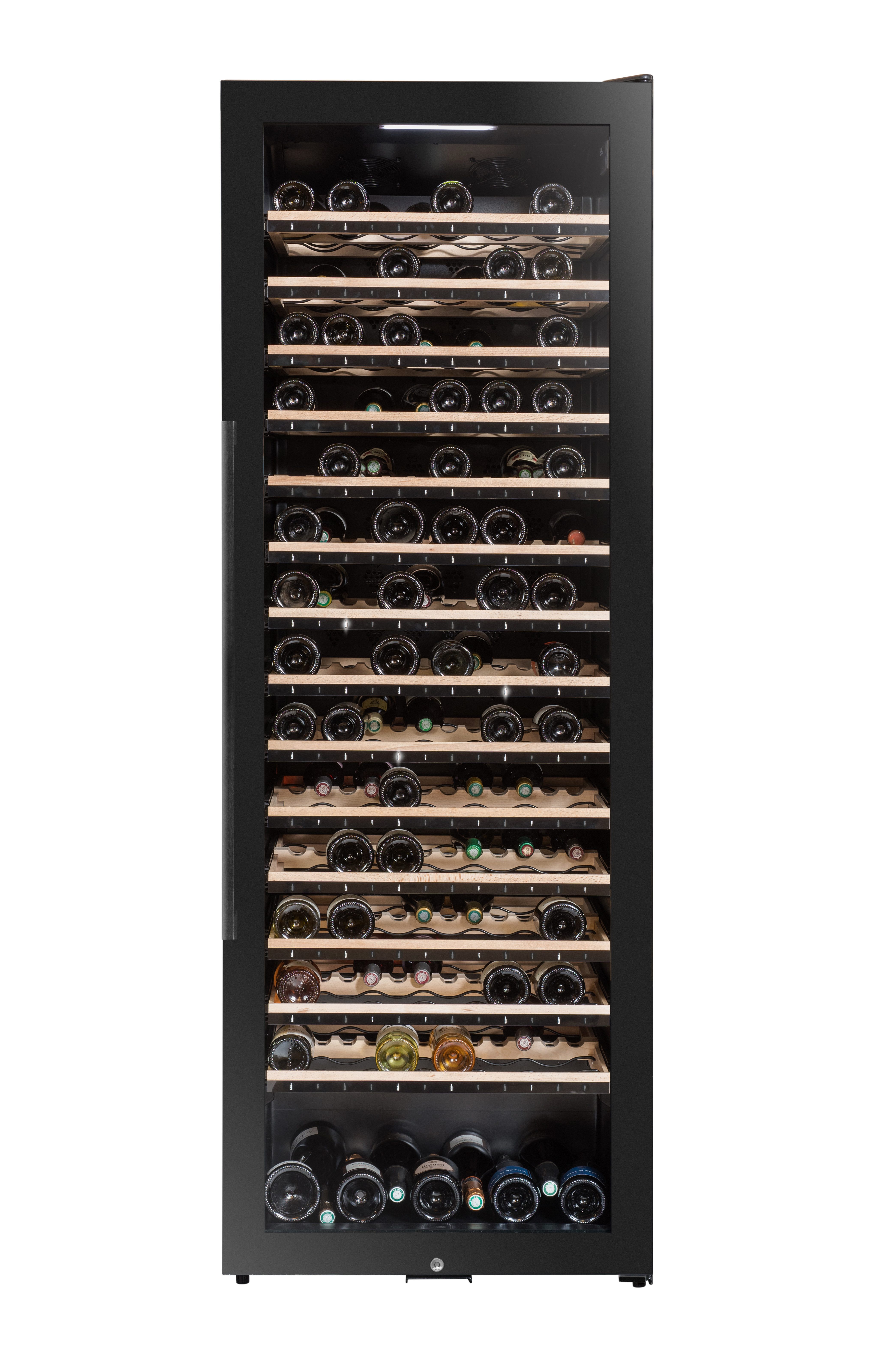 La Sommelière Weinkühlschrank ECELLAR185G2, für 185 Standardflaschen á 0,75l,Anti-Vibrations-System, Wintersystem