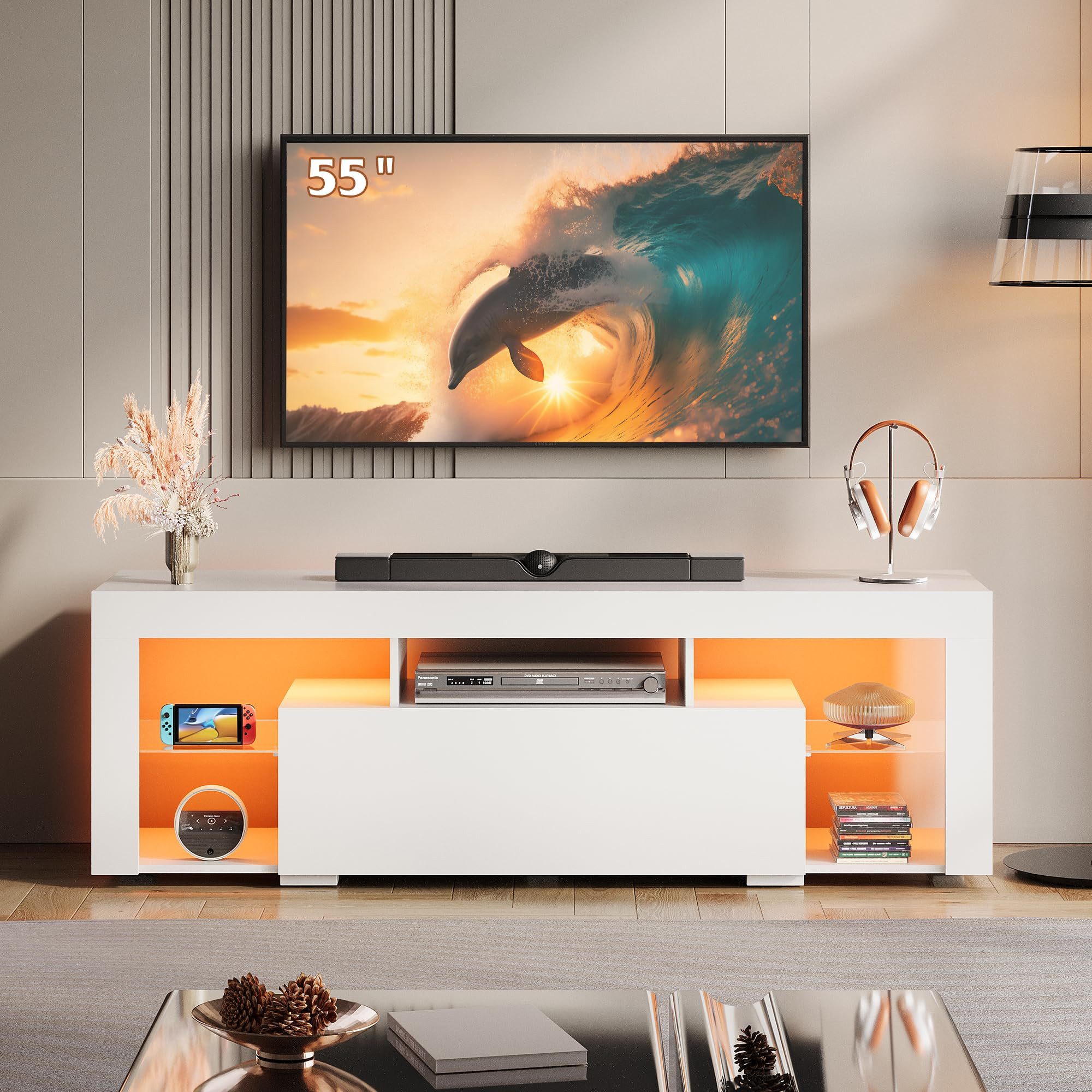 WLIVE TV-Schrank 135/160 cm Lowboard mit günstig online kaufen