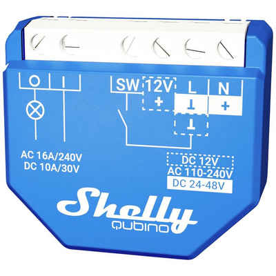 Shelly UP-Relais max 16 A, 1 Kanal, Z-Wave Smart-Home-Steuerelement
