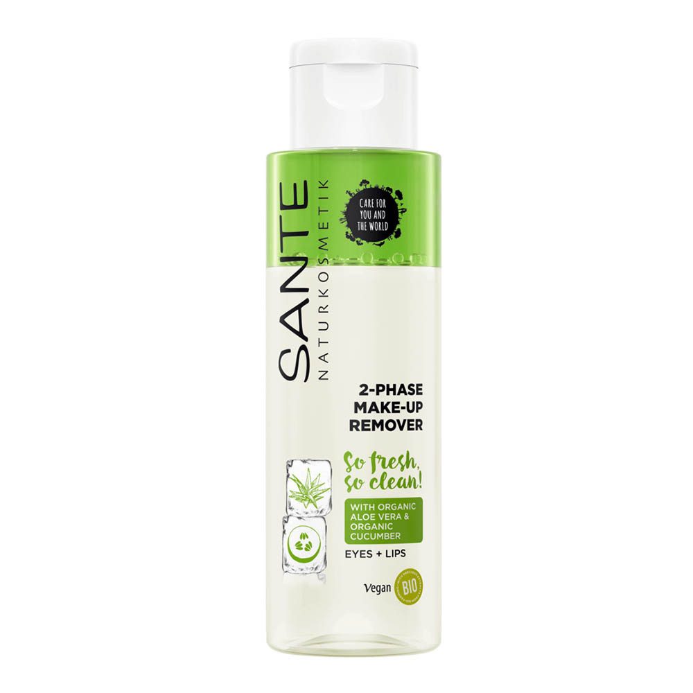 SANTE Make-up-Entferner So fresh, so clean! 2-Phasen Make-Up Remover Eyes + Lips 110ml