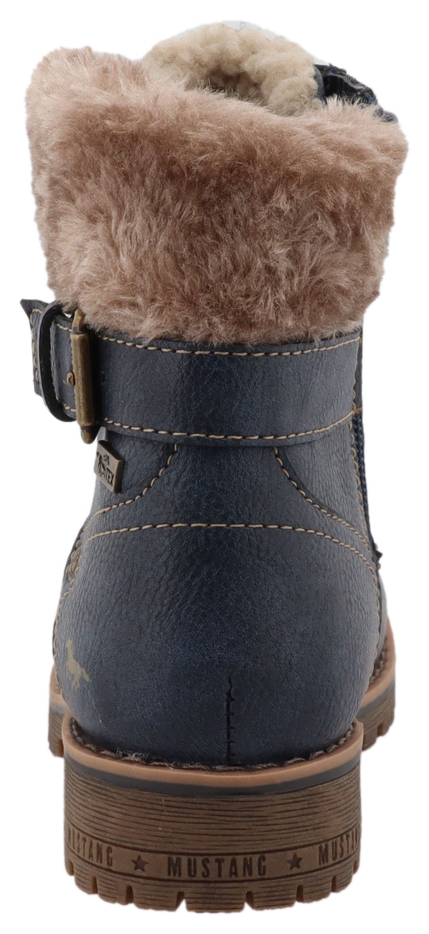 Mustang Shoes Matilde Winterstiefel Oudoorboots, Schnürstiefel mit Warmfutter