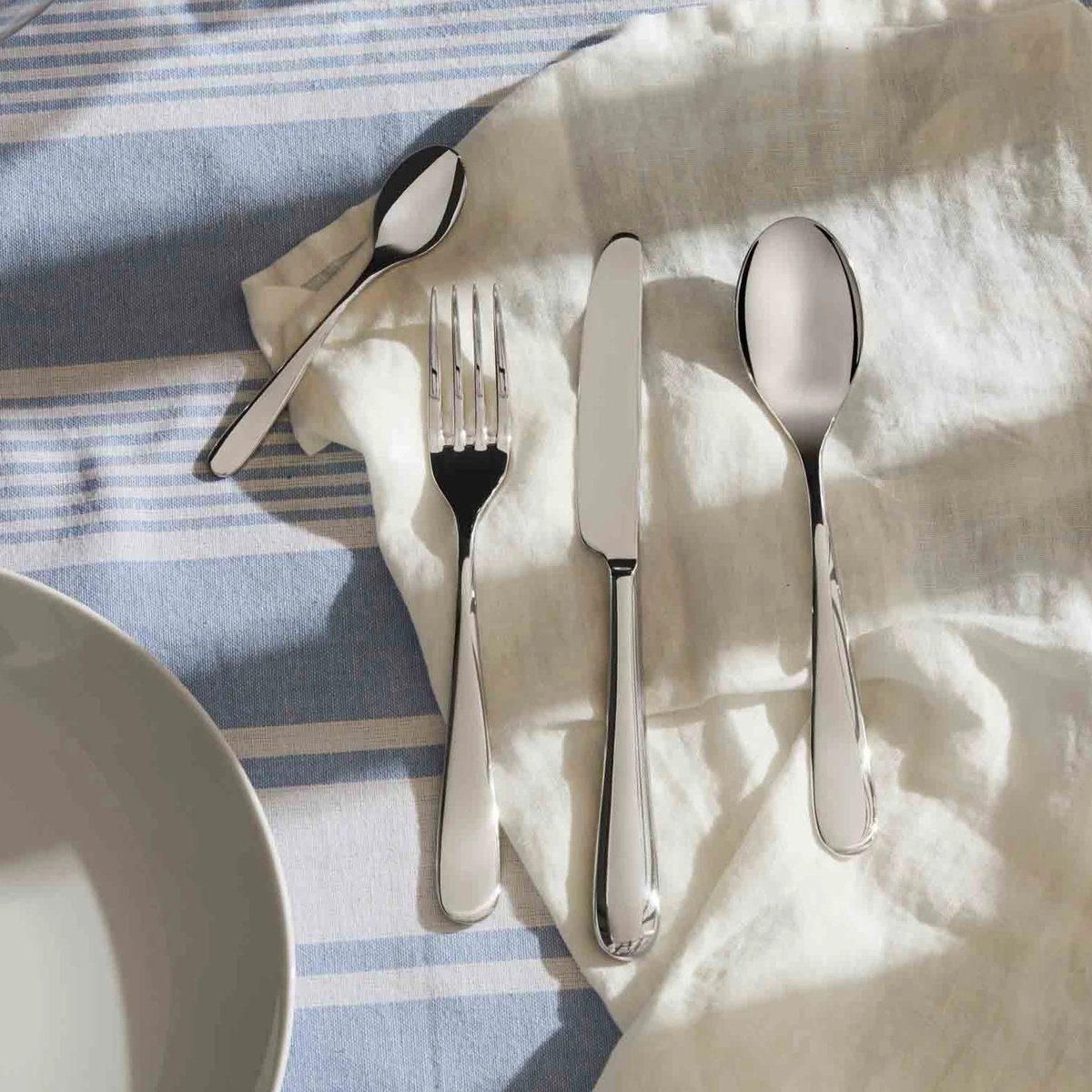 Alessi Besteck-Set Besteckset NUOVO MILANO 24tlg, Edelstahl 18/10 glänzend poliert