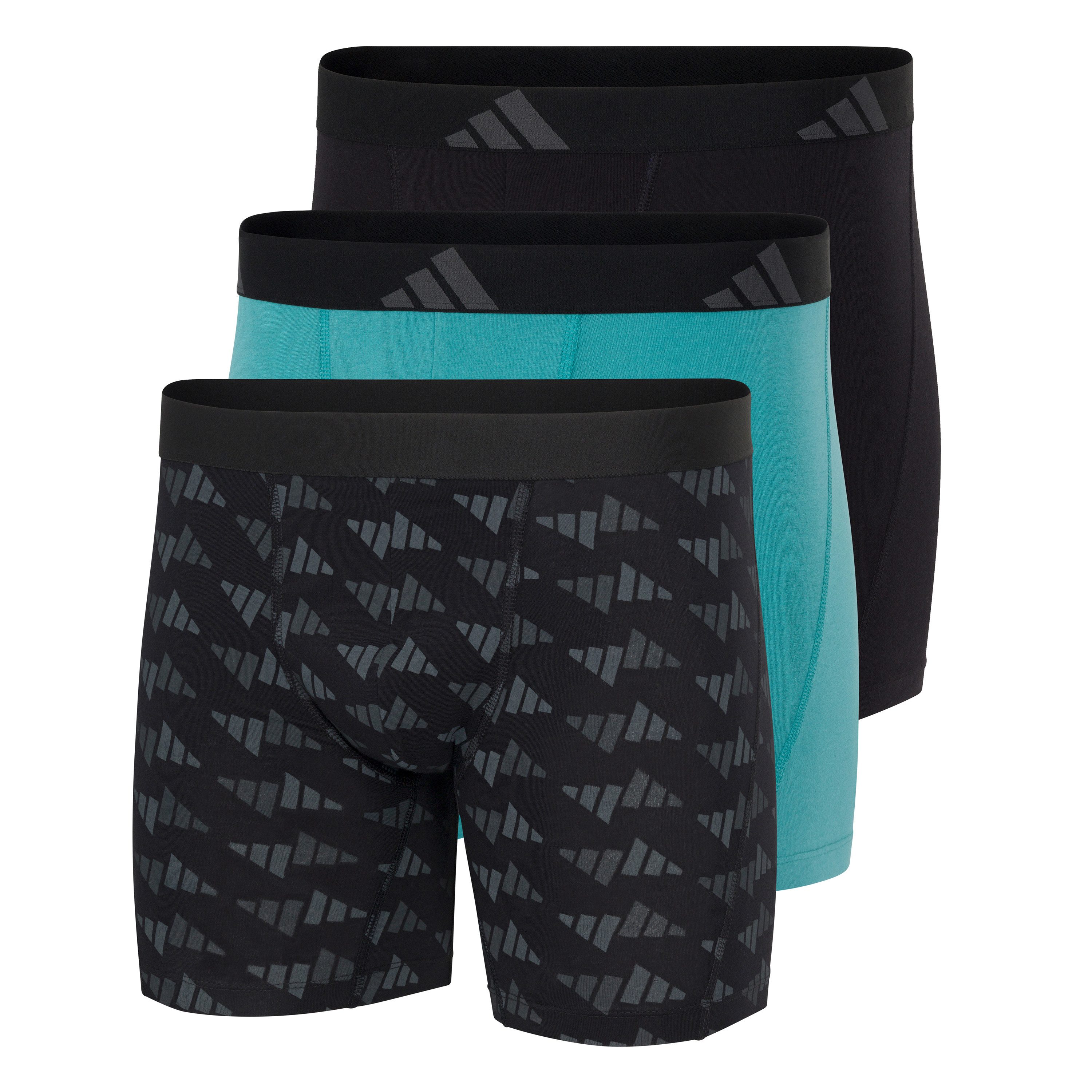 adidas Sportswear Langer Boxer Active Flex Cotton (3er Pack) elastisch, Log günstig online kaufen