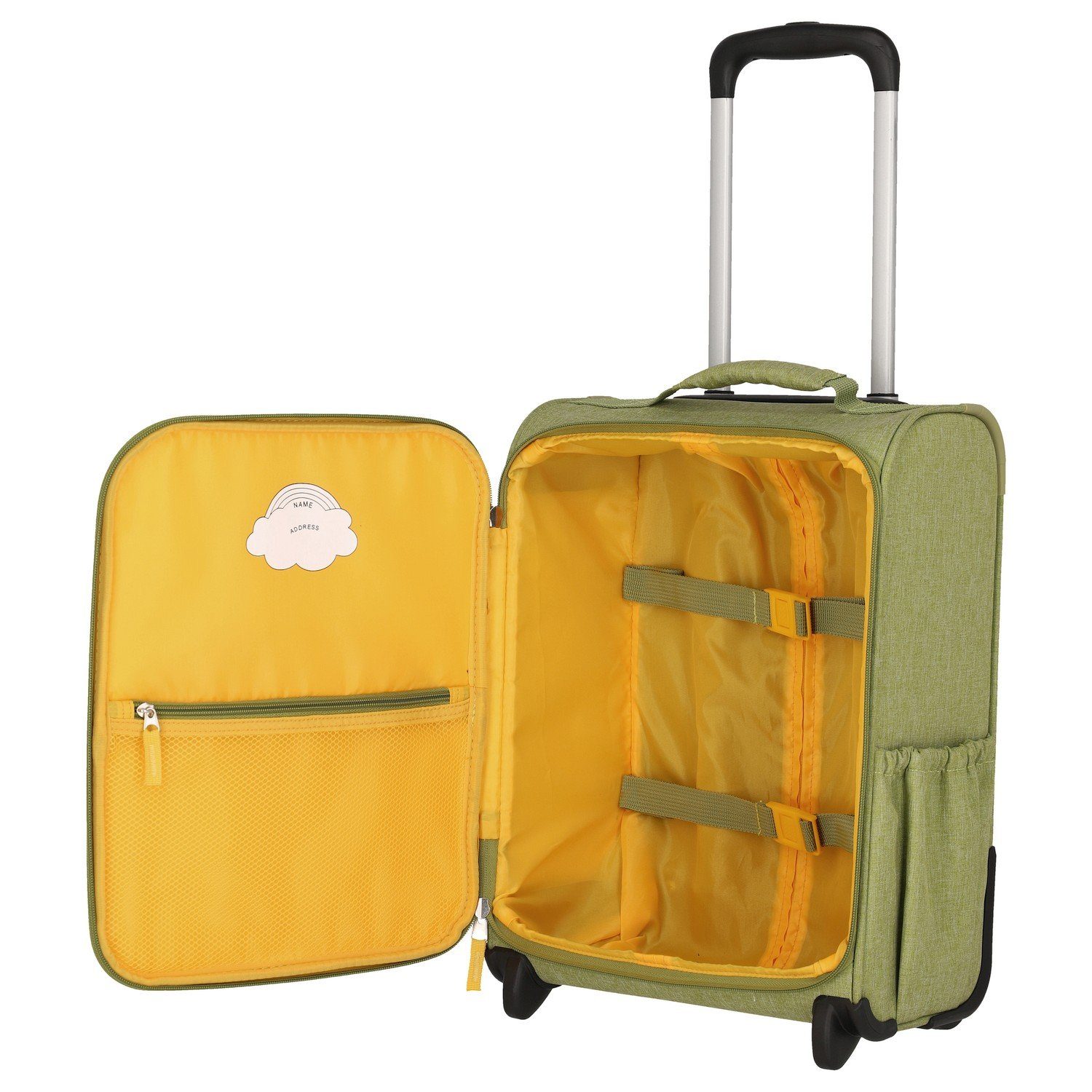 Youngster 44 2 2-Rollen-Kindertrolley cm, Rollen travelite Kinderkoffer Rollen Hund -