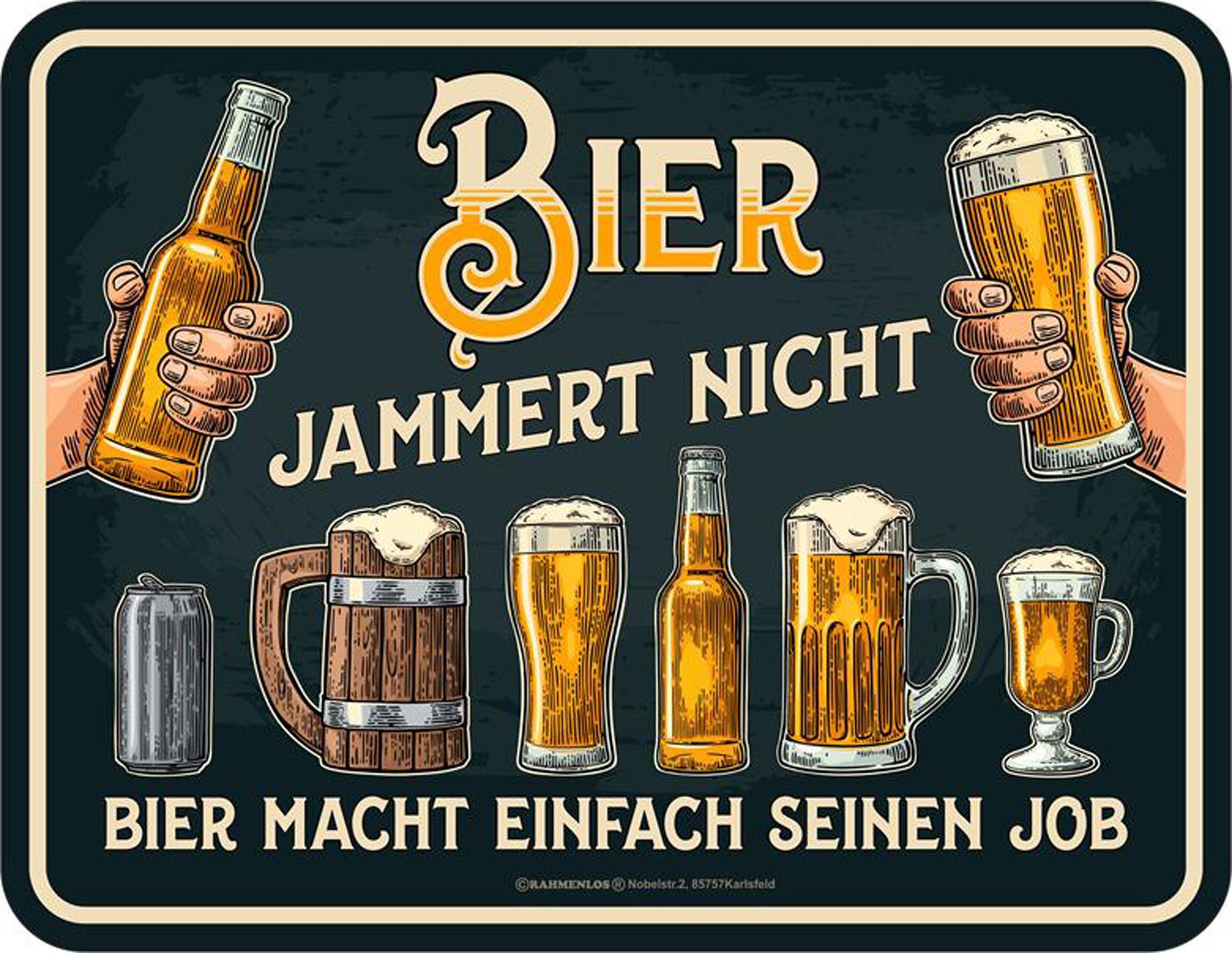 Magnet Beer - Magnete - Bier jammert nicht