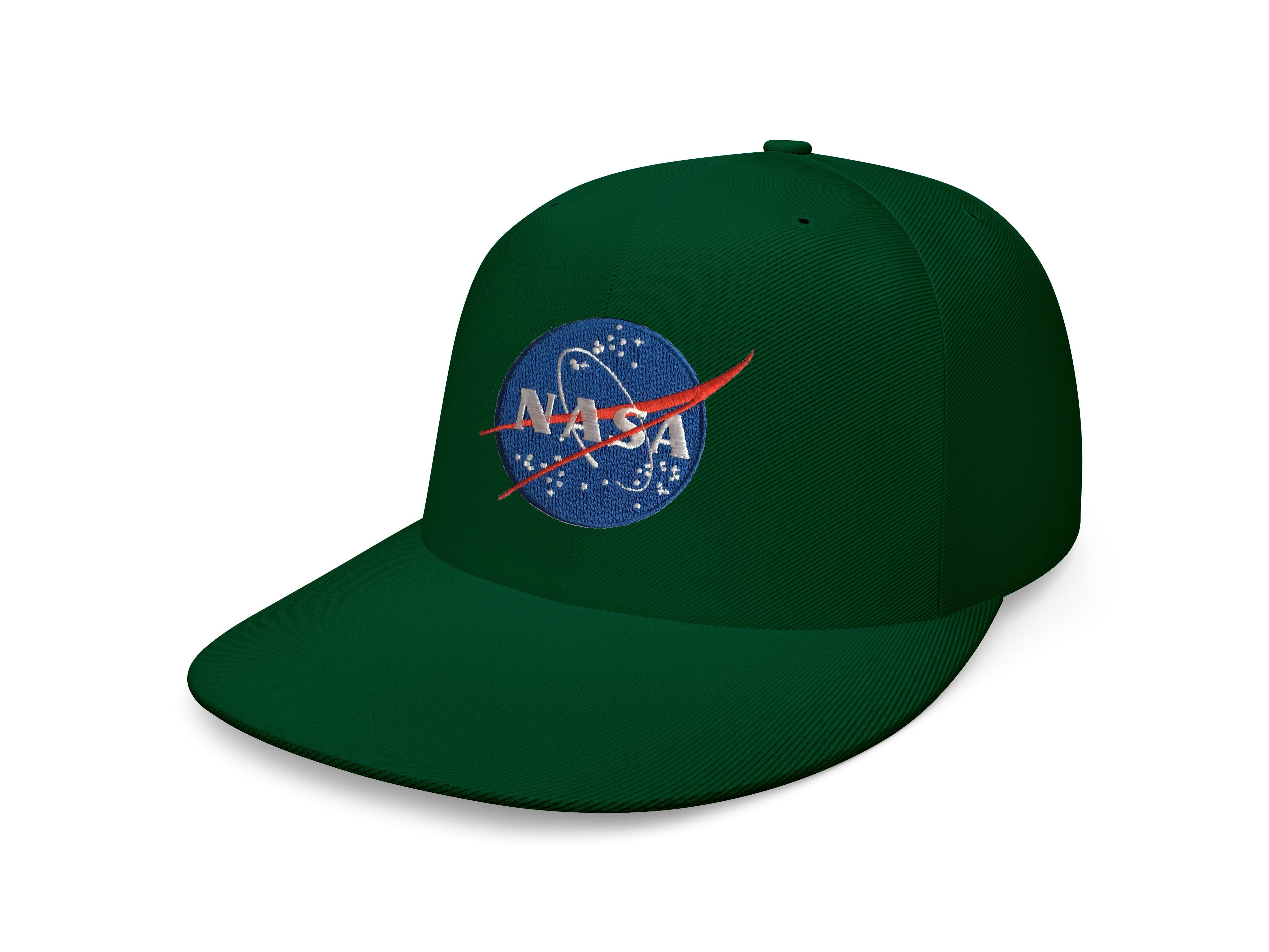 Blondie & Brownie Snapback Cap Unisex Erwachsene Nasa Stick Patch Apollo Astronuat Mars Mond X Space One Size