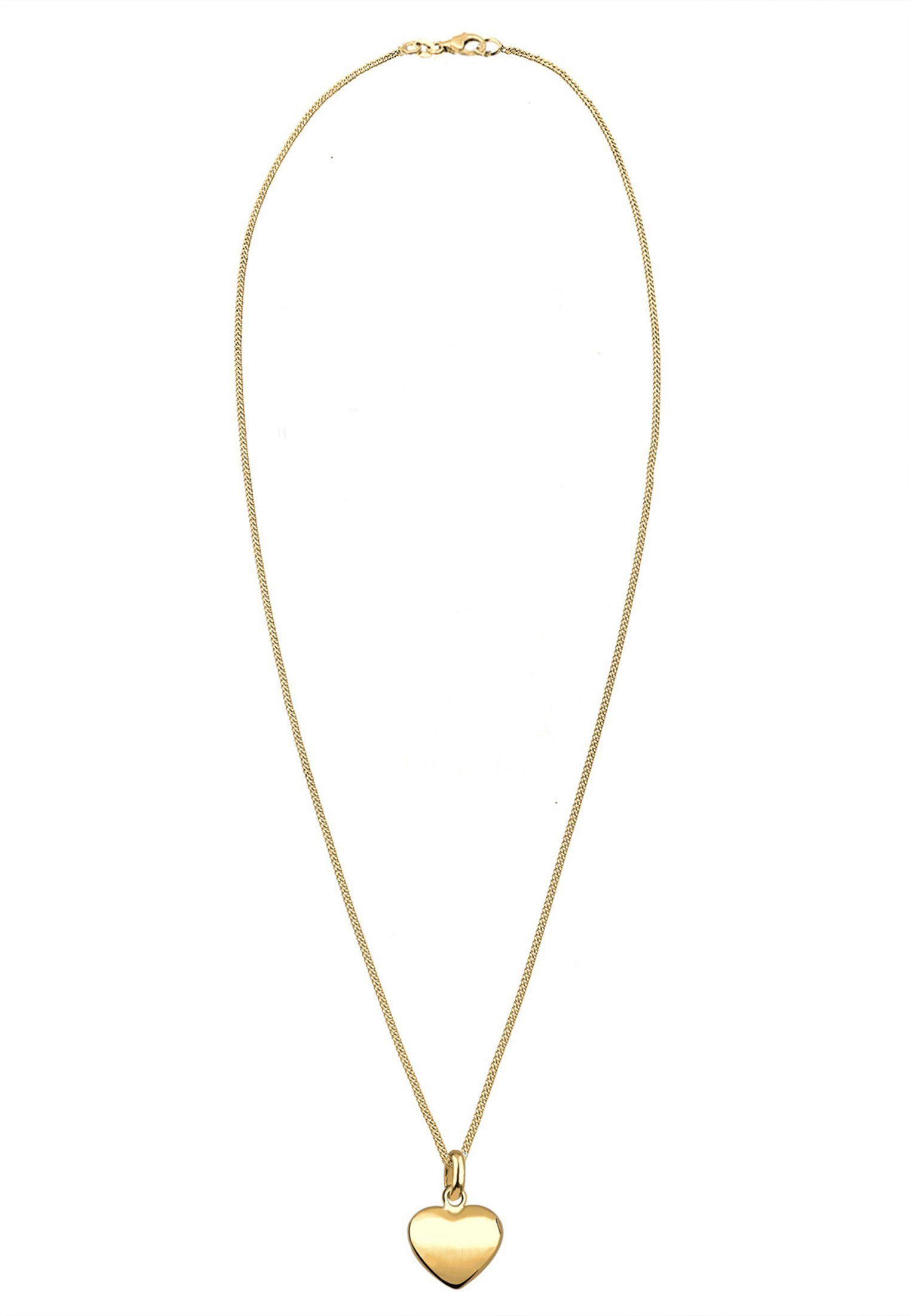 Elli Kette mit Anhänger Herz Filigran Klassisch Schmuck Geschenk 925 Silber