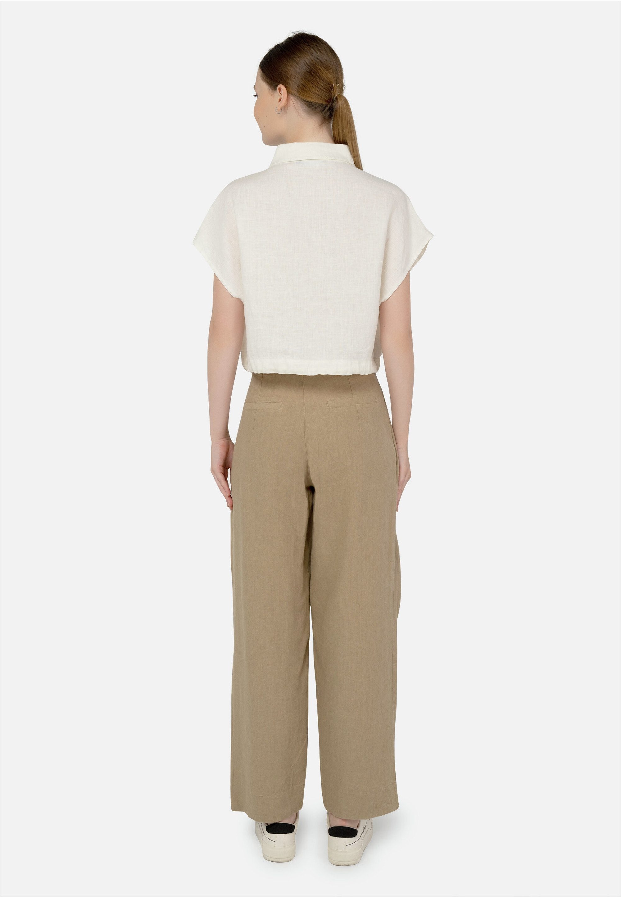 freshlions Klassische Bluse Savannah (1-tlg) mit lockerer Passform