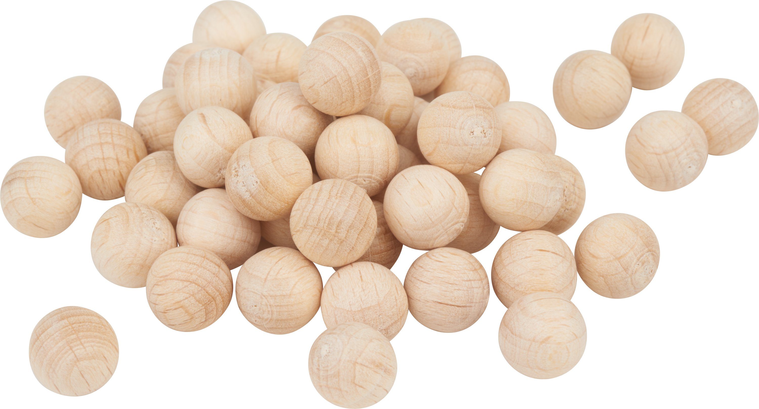 VBS Ремесленные бусы Holzkugeln, (50-tlg), ohne Bohrung, Ø 10 mm