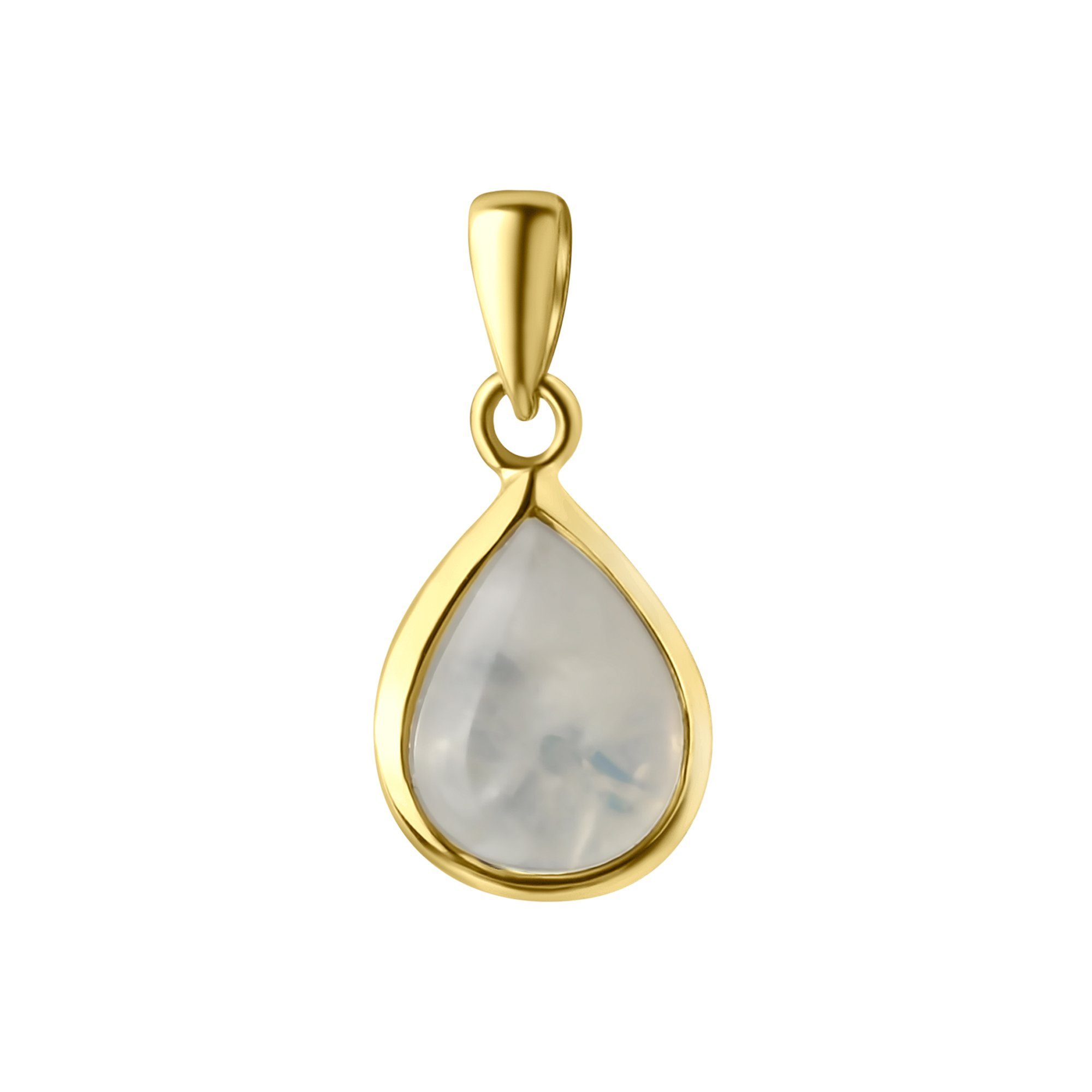 Vivance Kettenanhänger 375/- Gelbgold Mondstein