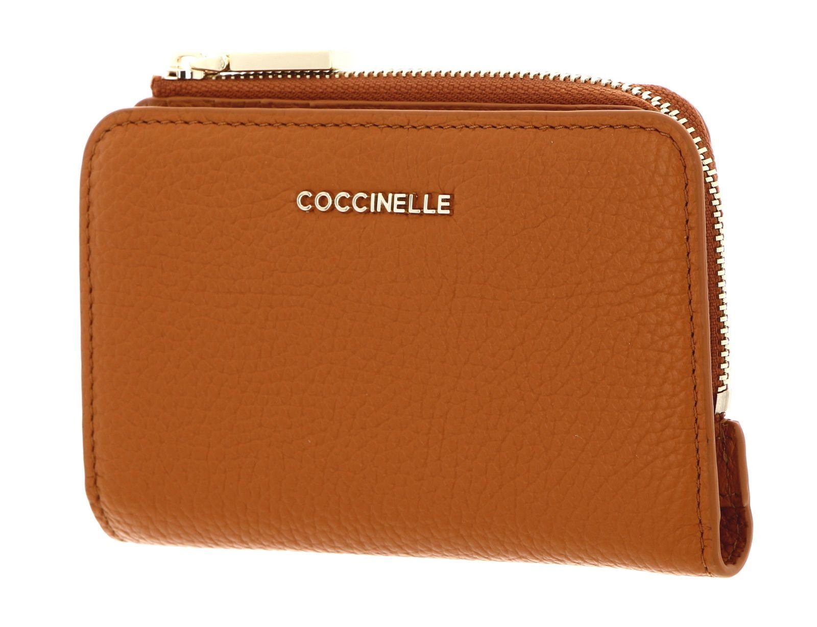 COCCINELLE Geldbörse Metallic Soft Paprika