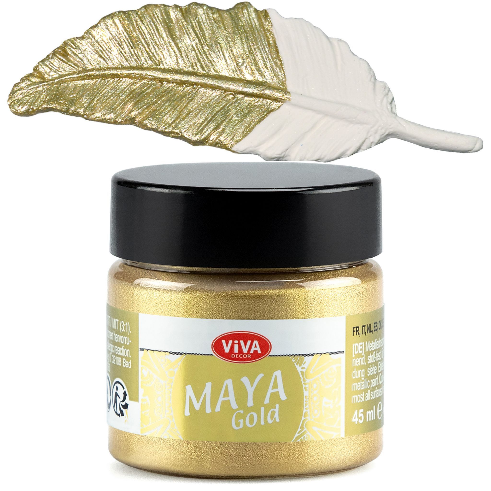 Viva Decor Acrylfarbe ViVA DECOR Maya Gold 45ml - Champagner