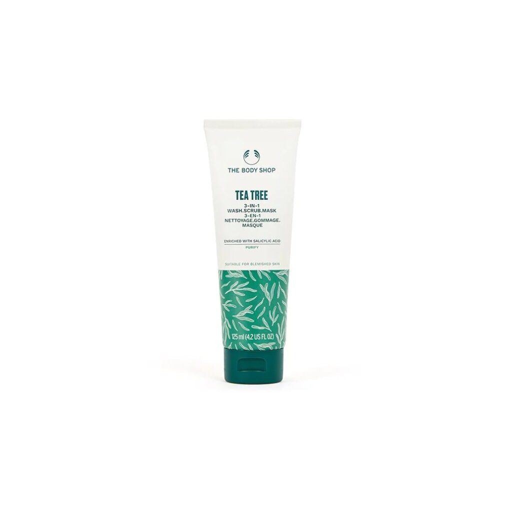 The Body Shop Gesichtsmaske TEA TREE 3-in-1-Peeling-Maske 125 ml