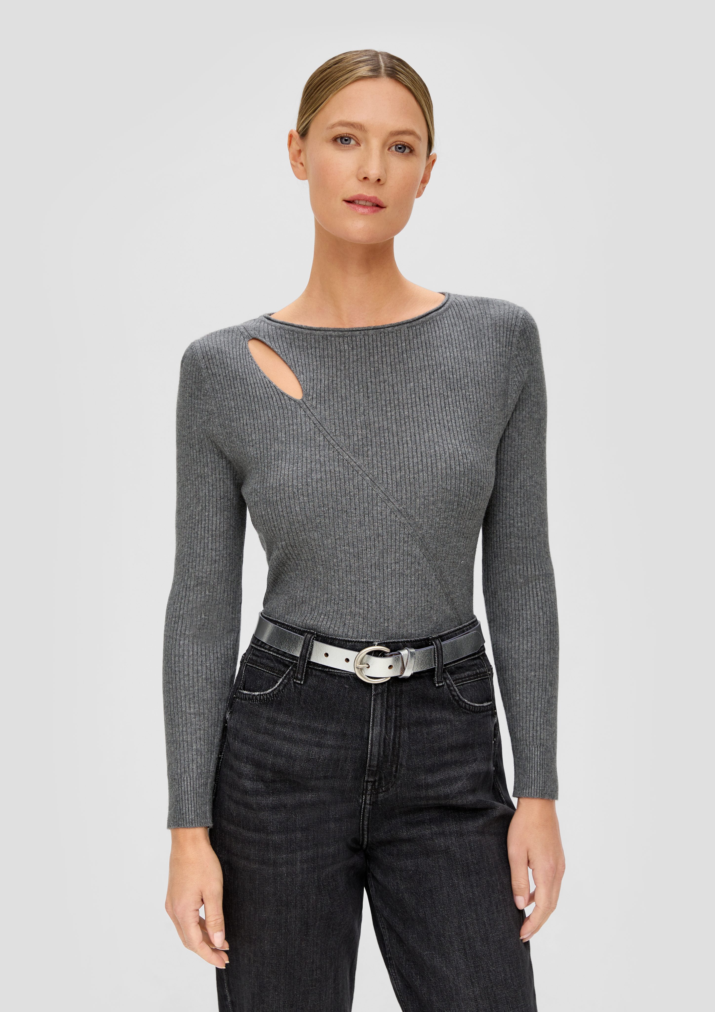 Strickpullover Strickpullover aus Viskosestretch