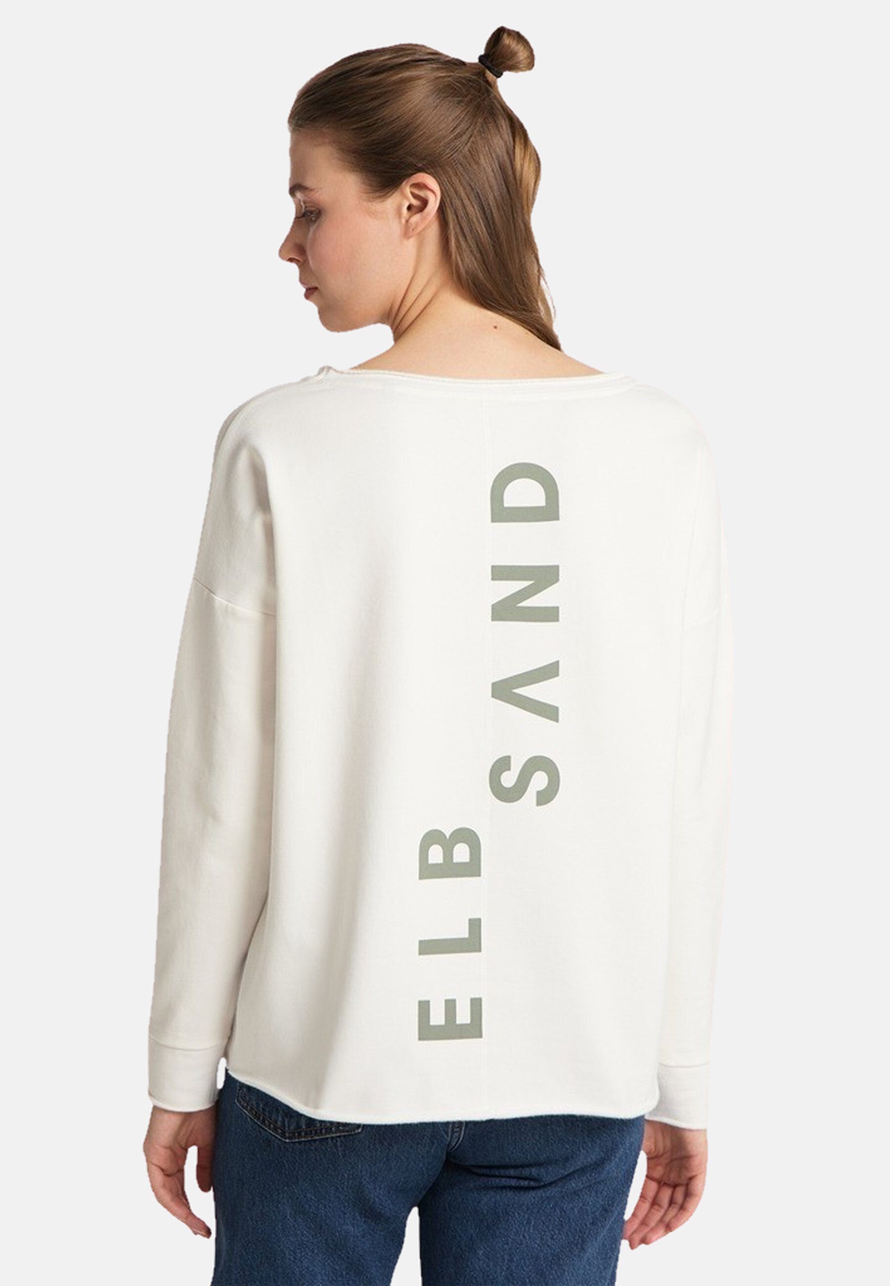 Elbsand Sweatshirt Pullover RIANE (1-tlg) Rundhalsausschnitt mit Sweatshirt