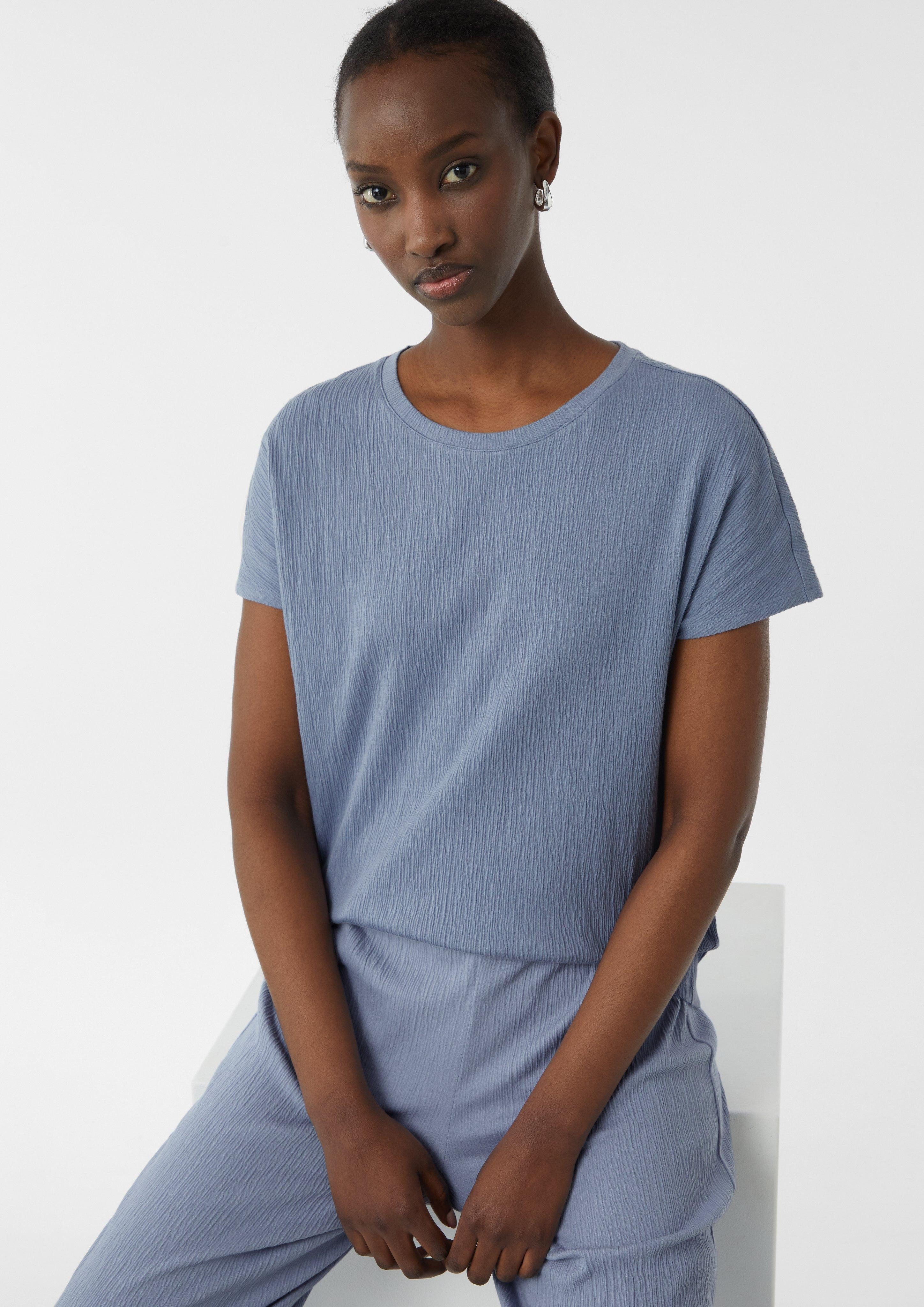 comma casual identity Kurzarmshirt T-Shirt aus günstig online kaufen
