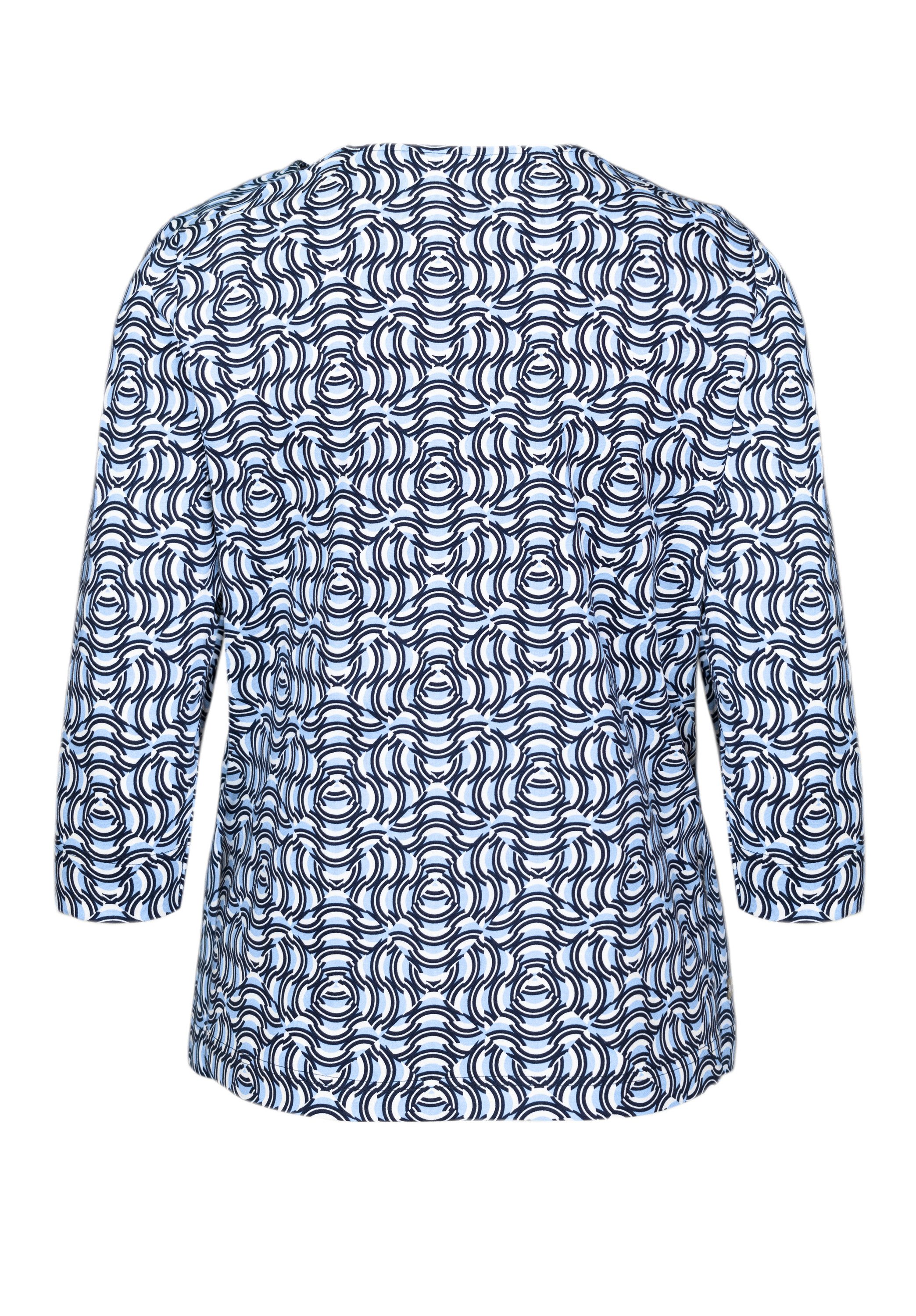 bianca Print-Shirt DINI in modernem graphischen Muster in Trendfarben günstig online kaufen