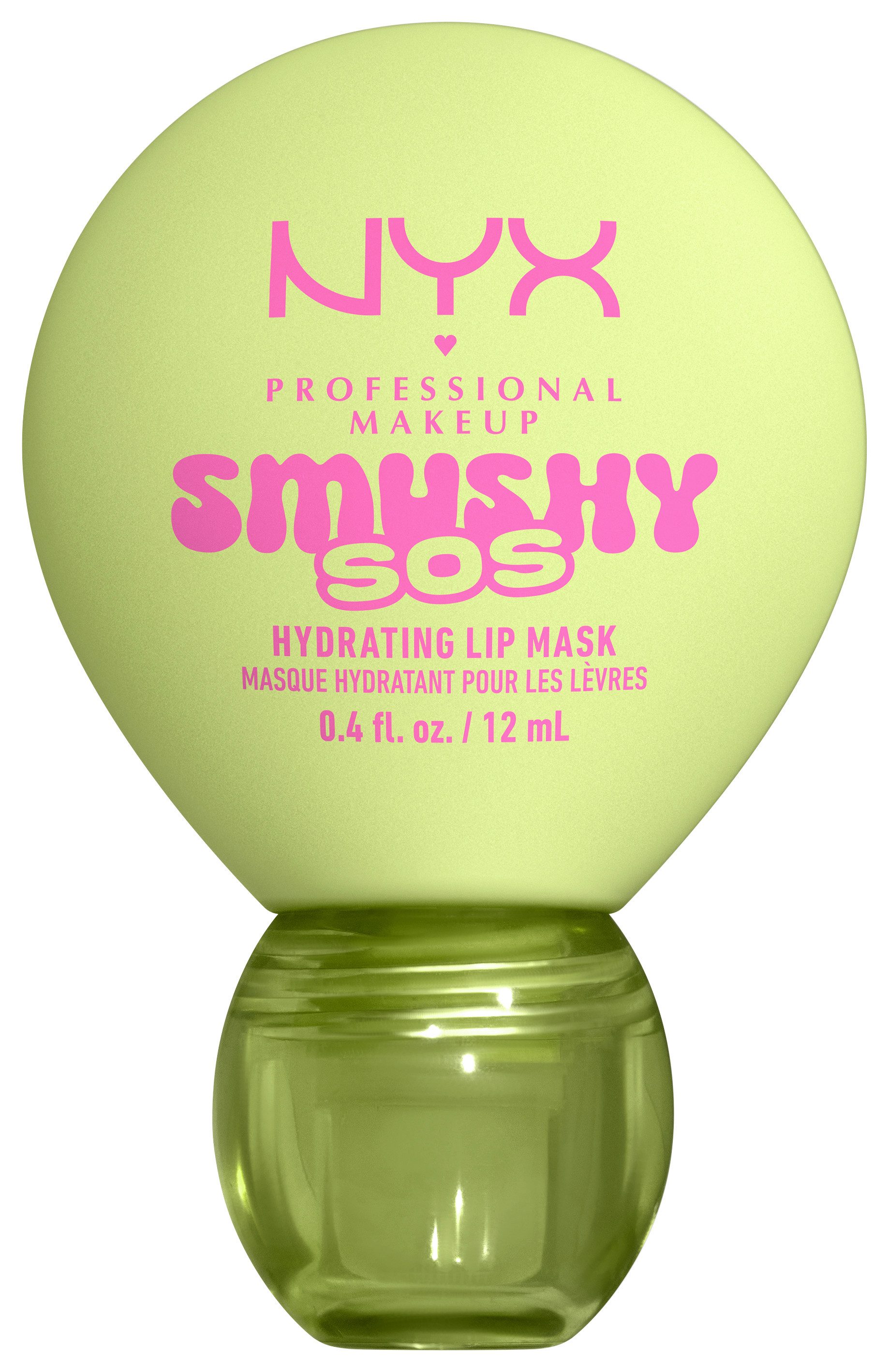 NYX PROFESSIONAL MAKEUP Lippenpflegemittel SMUSHY SOS GLOSSSY LIP BALM, pflege, getönte Farbe und professioneller Shine, alles in einem