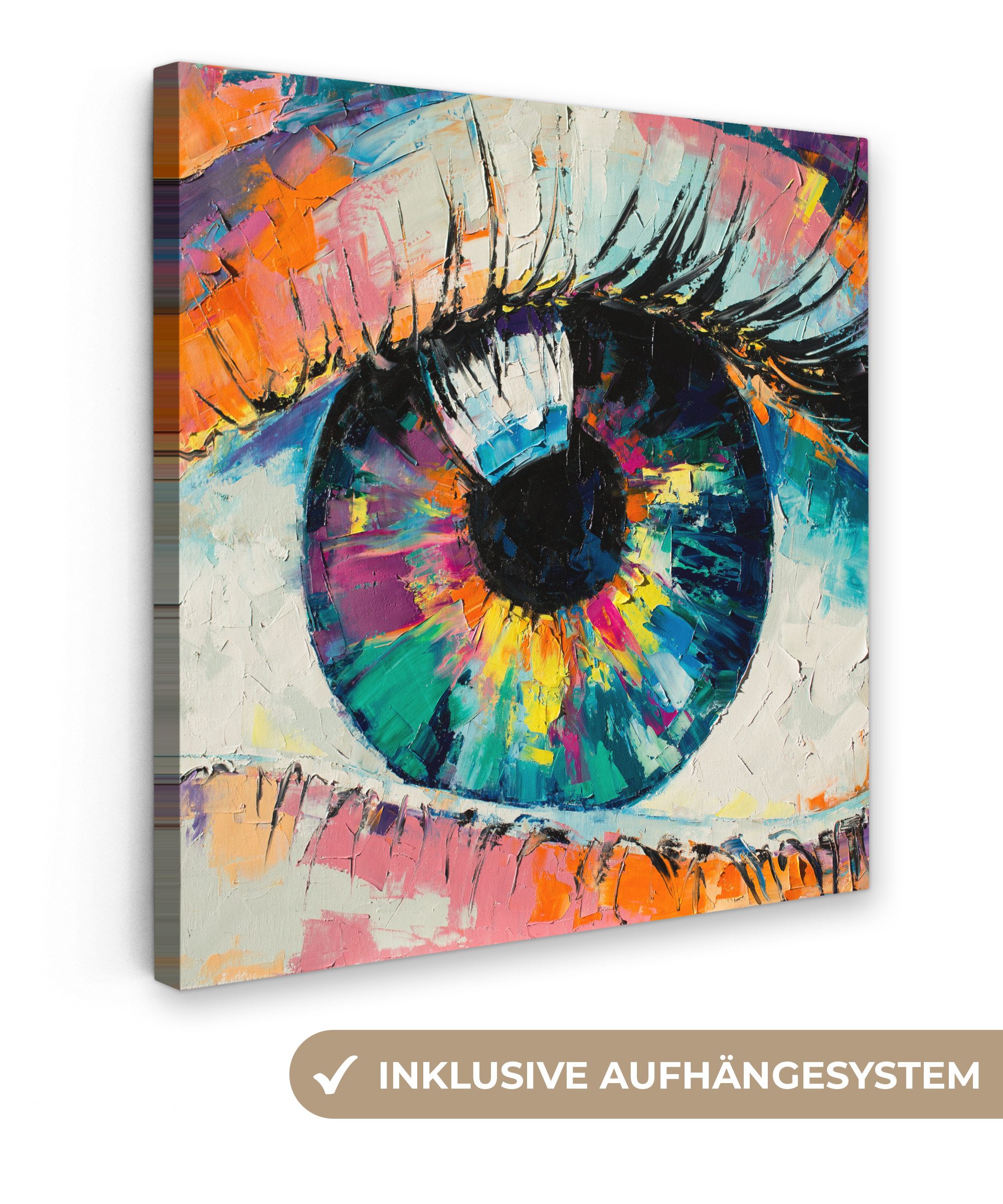 OneMillionCanvasses® Leinwandbild Malerei - Ölfarbe - günstig online kaufen