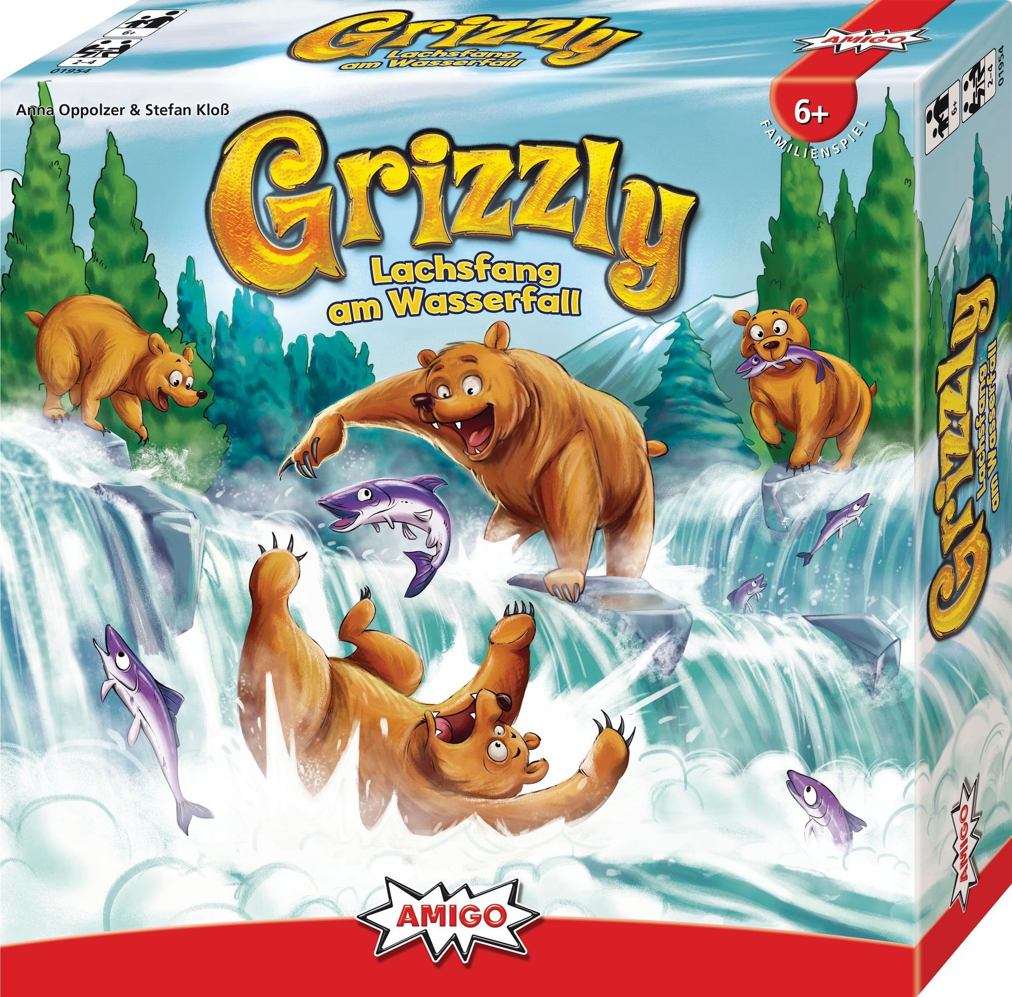 AMIGO für Spiel, 6 Spieler ab Familienspiel 2-4 Jahren Grizzly