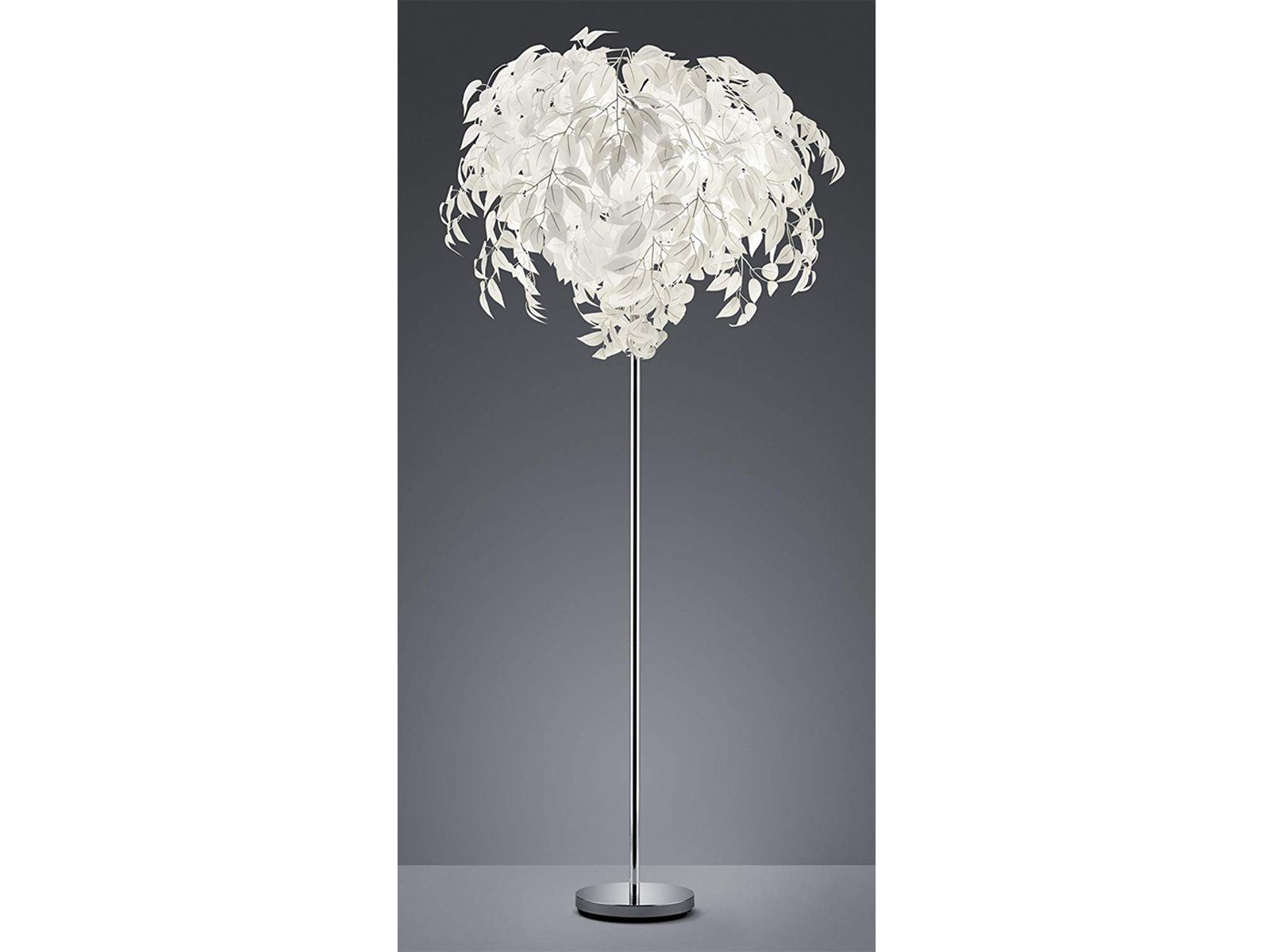 LED Stehlampe, LED wechselbar, Warmweiß, ausgefallene moderne Designer-lampen skandinavisch Weiß, Höhe 180cm