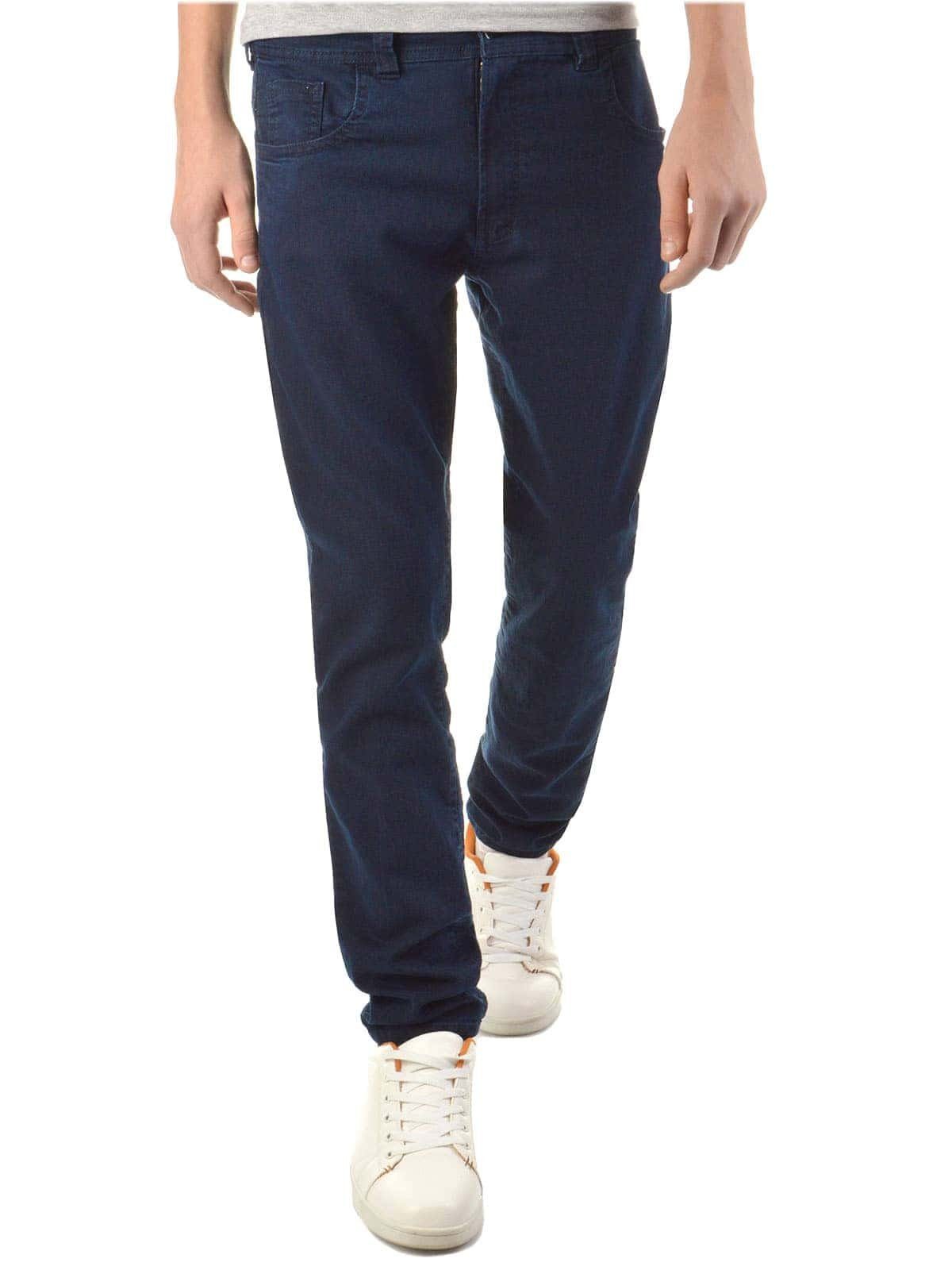 Jeans Jungen elastischem (1-tlg) Bund Bund mit Blau Verstellbarer BEZLIT Casual 5-Pocket-Jeans